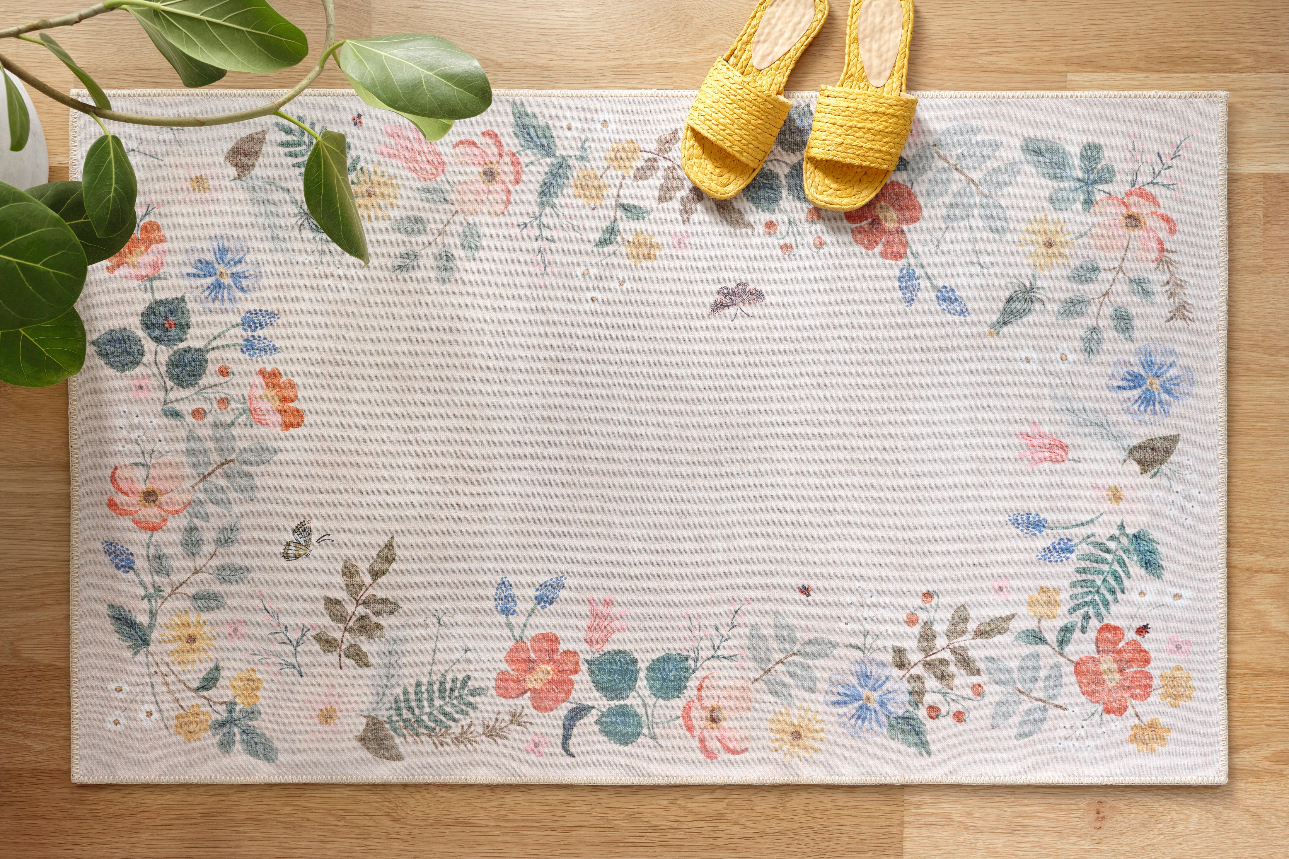 Rifle Paper Co. x Loloi Atelier Cream Rug 3 - RUGS - patterned Loloi