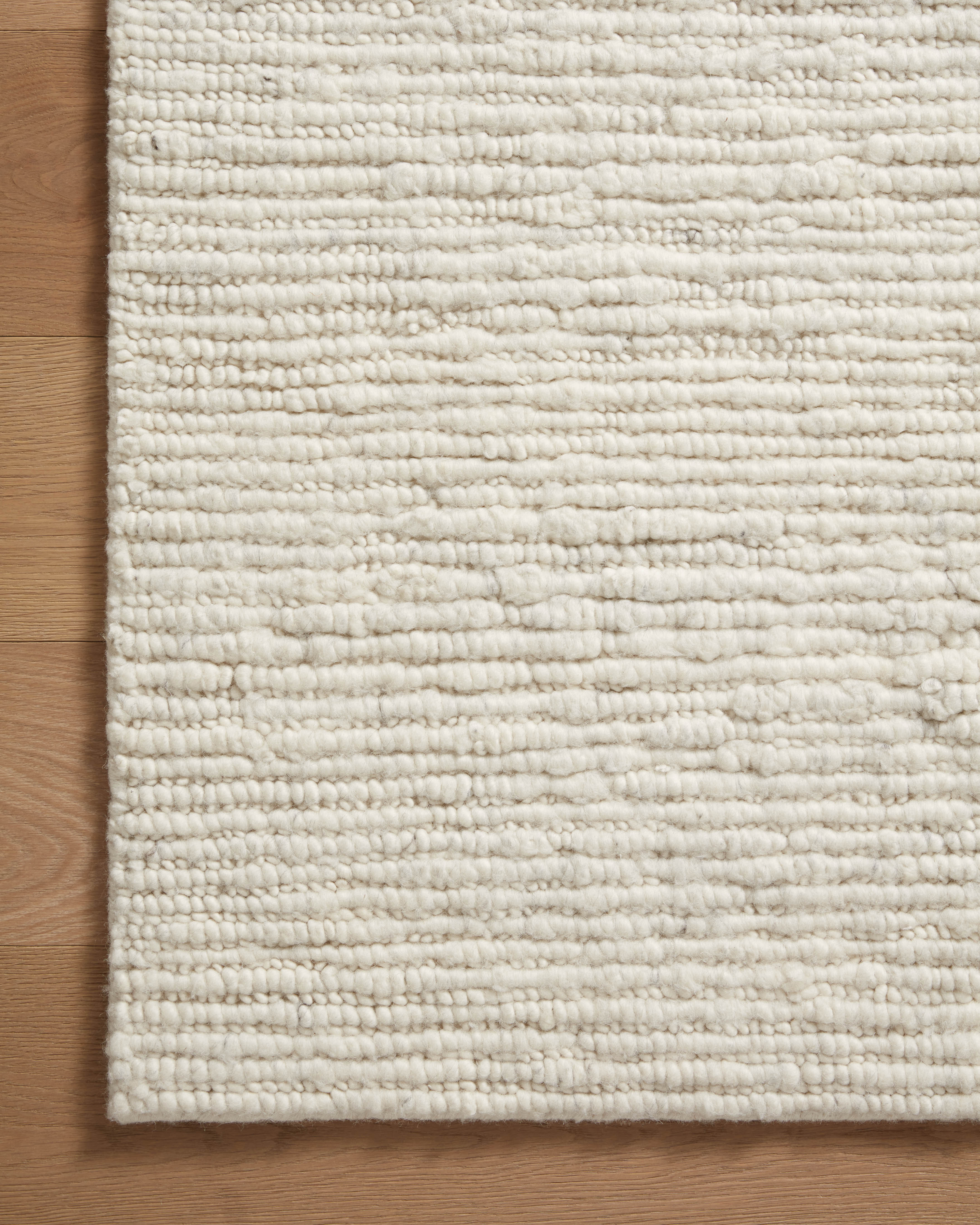 Magnolia Home by Joanna Gaines x Loloi Ava Dove / Ivory Rug 0-RUGS - wool Loloi