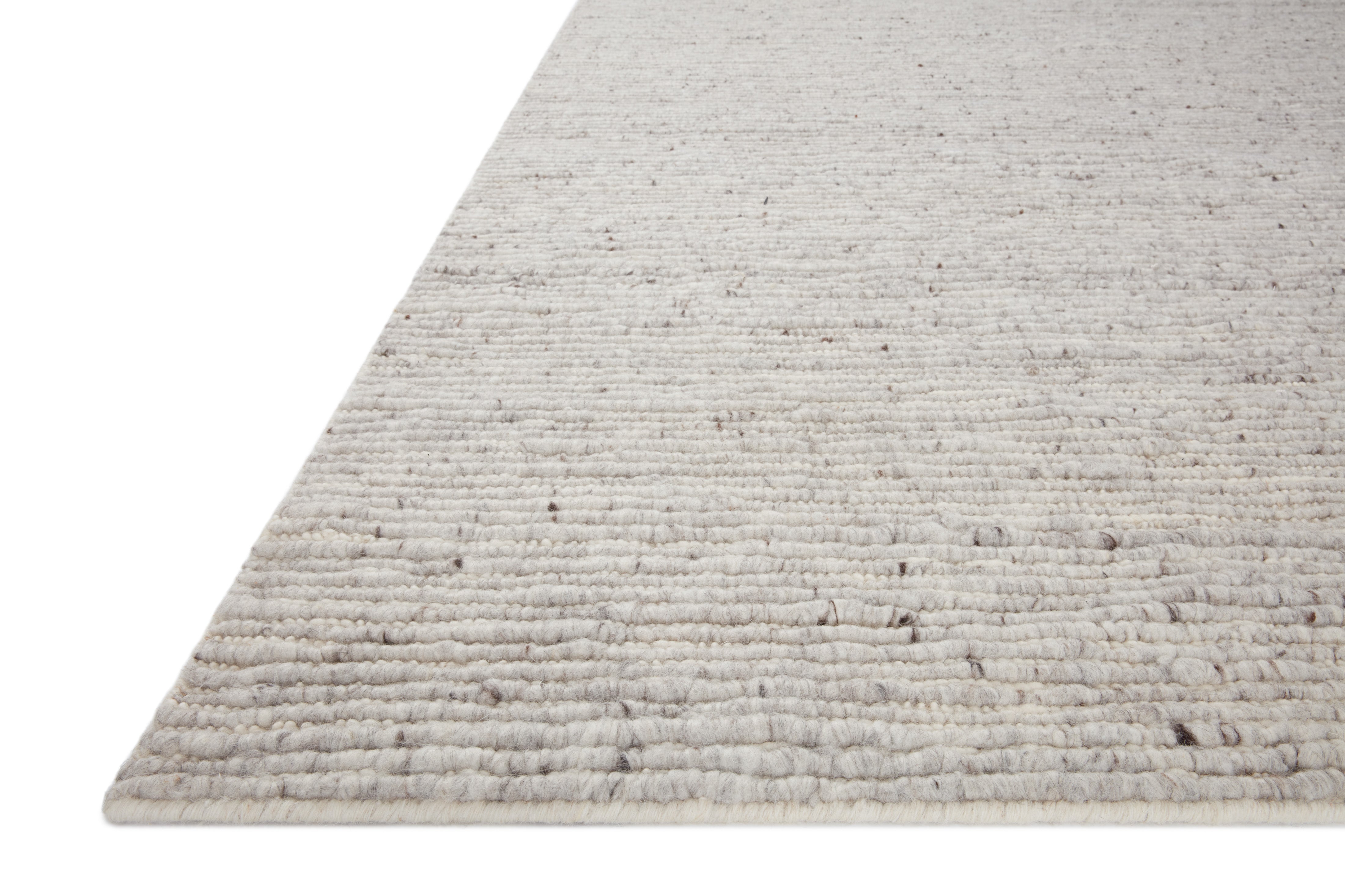 Magnolia Home by Joanna Gaines x Loloi Ava Grey / Ivory Rug 0-RUGS - wool Loloi