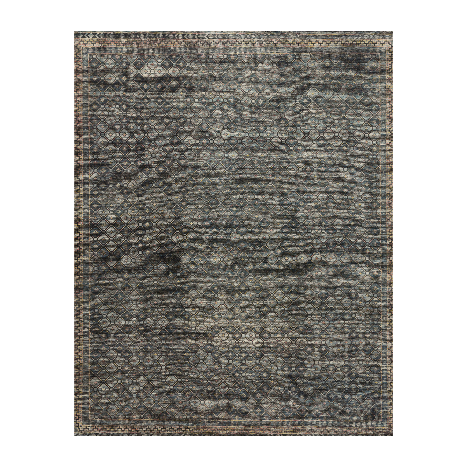 Loloi Amara Ink / Turquoise Rug - Rug & Weave