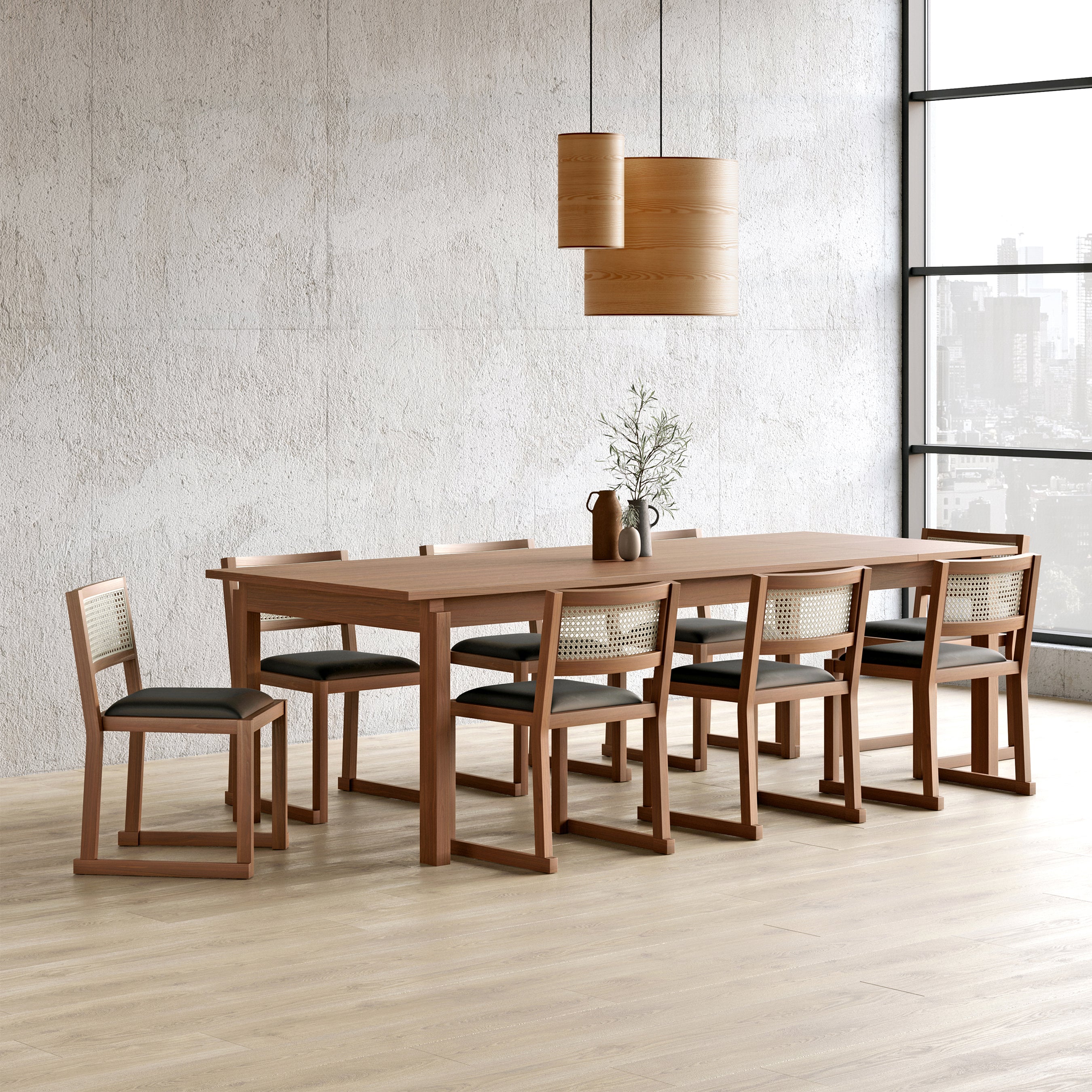 Gus* Modern Annex Extendable Dining Table 9 - b - FURNITURE - dining table - rectangle Gus
