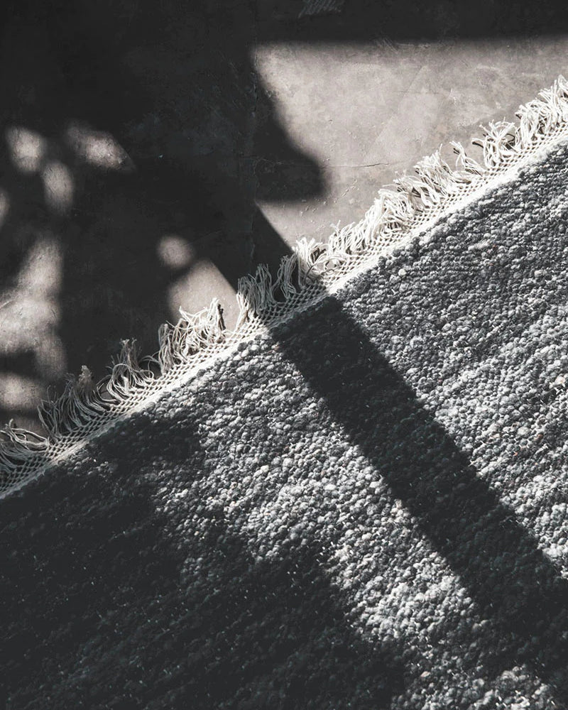 Aquarius Charcoal Rug 0-RUGS - patterned Mark Krebs