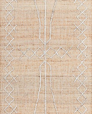 Argan Kabara Natural patterned rugs Momeni