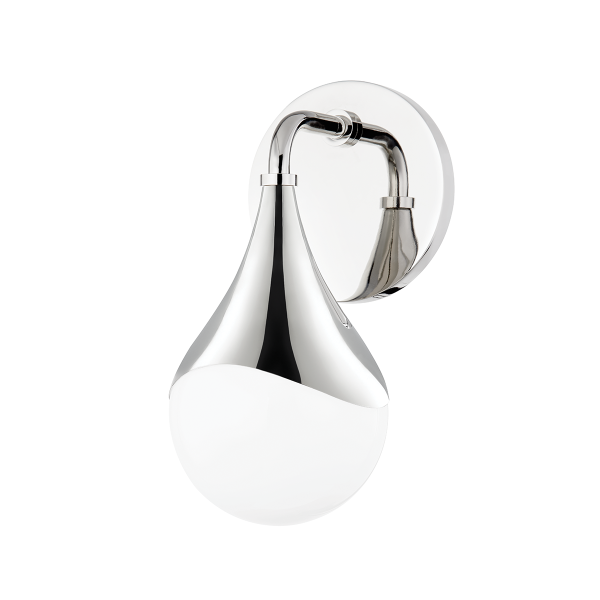 Ariana Vanity Wall Sconce sconce Hudson Valley Lighting 4.75"W x 9.5"H Polished Nickel