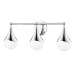 Ariana Vanity Wall Sconce sconce Hudson Valley Lighting 22.5"W x 9.5"H Polished Nickel