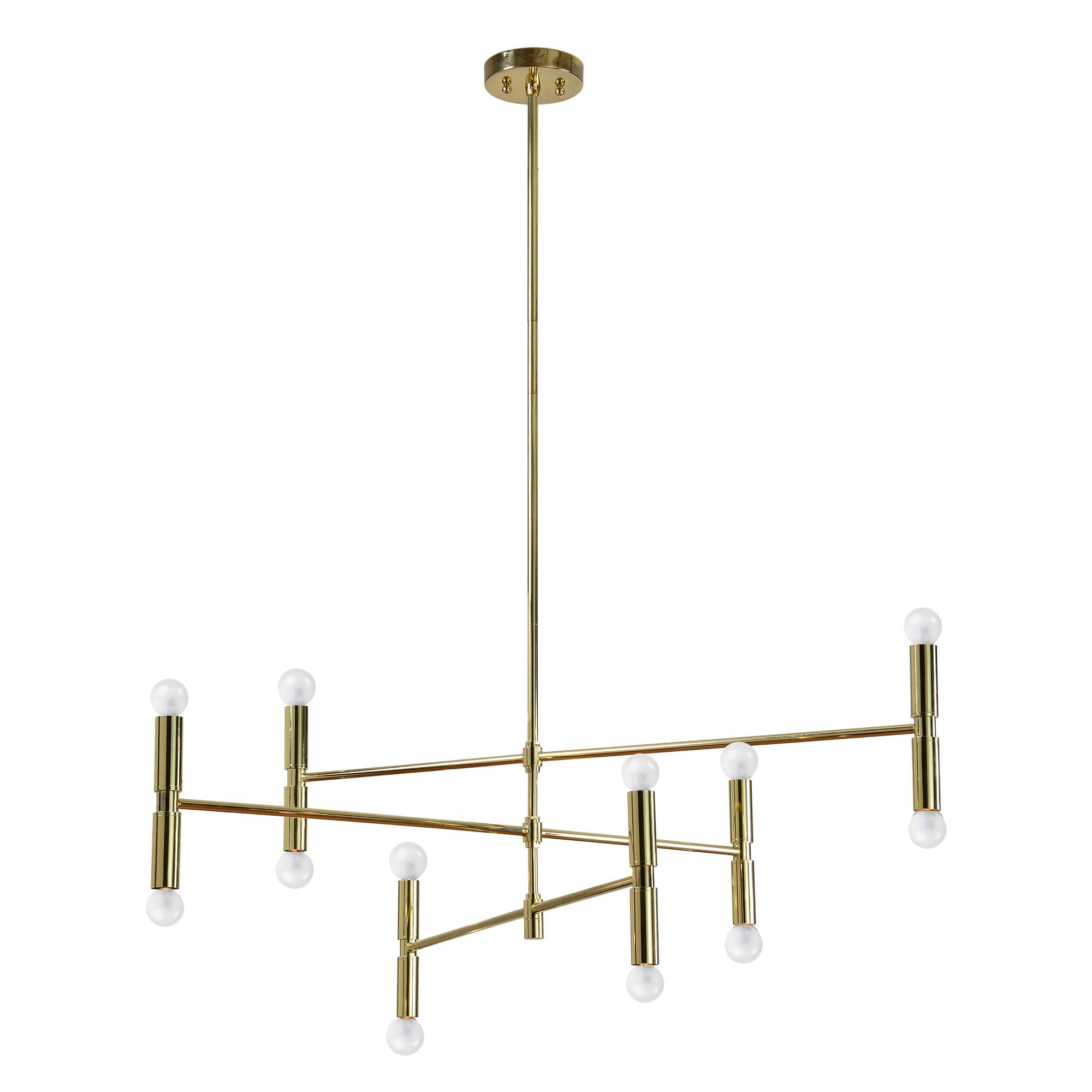 Axelrod Polished Gold Pendant Light - Rug & Weave