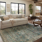 Magnolia Home by Joanna Gaines x Loloi Banks Ocean / Spice Rug 1 - RUGS - patterned Loloi