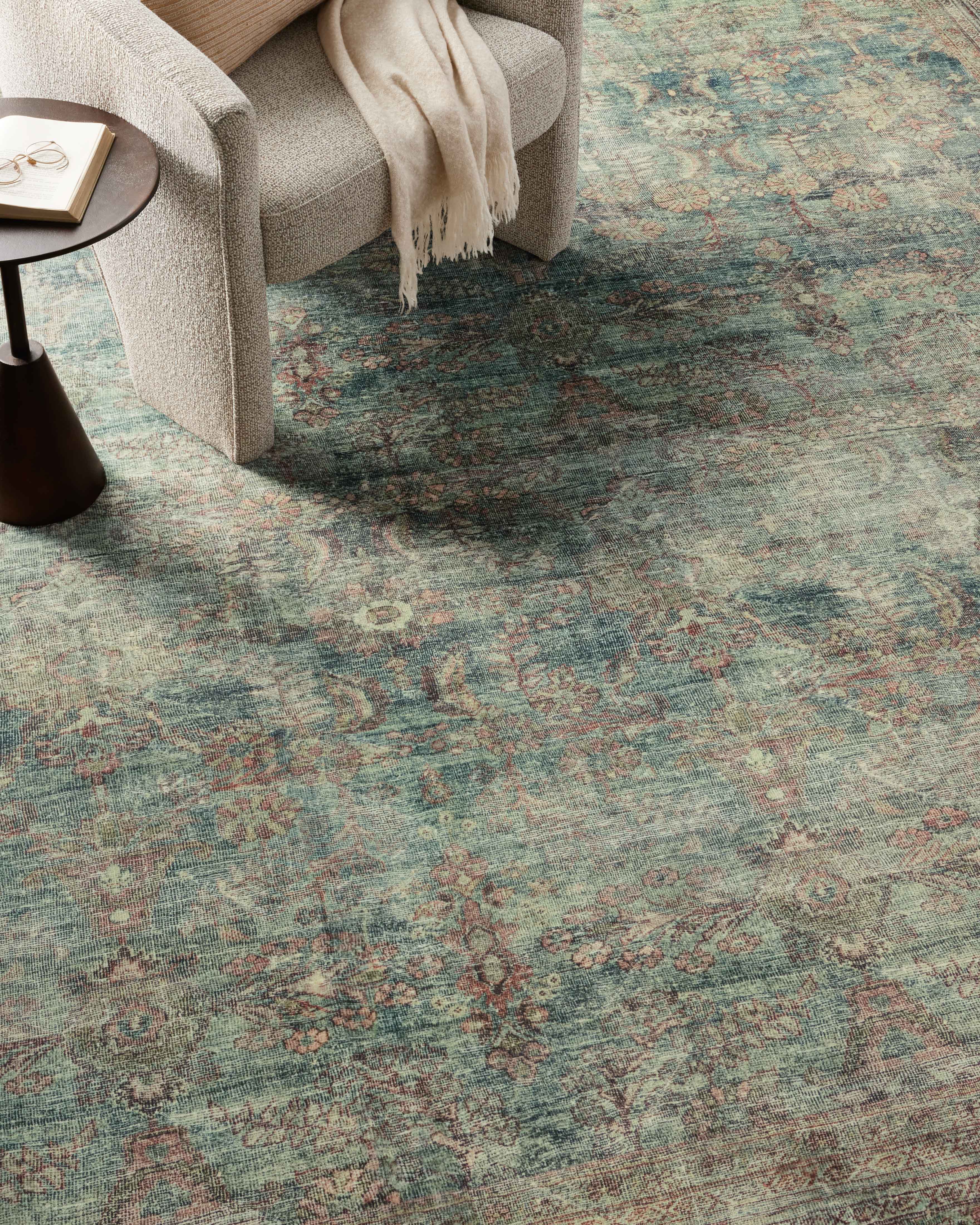 Magnolia Home by Joanna Gaines x Loloi Banks Ocean / Spice Rug 1 - RUGS - patterned Loloi