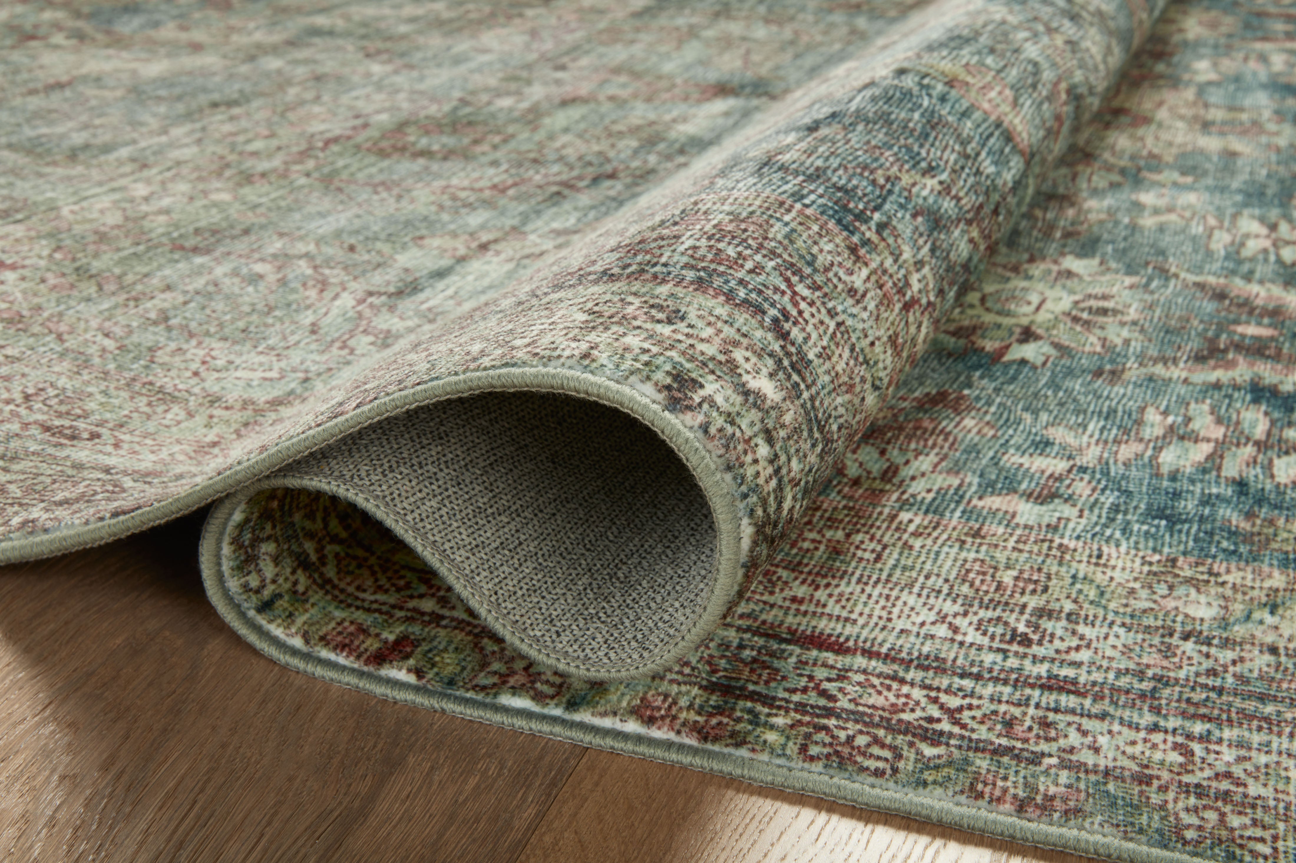 Magnolia Home by Joanna Gaines x Loloi Banks Ocean / Spice Rug 1 - RUGS - patterned Loloi