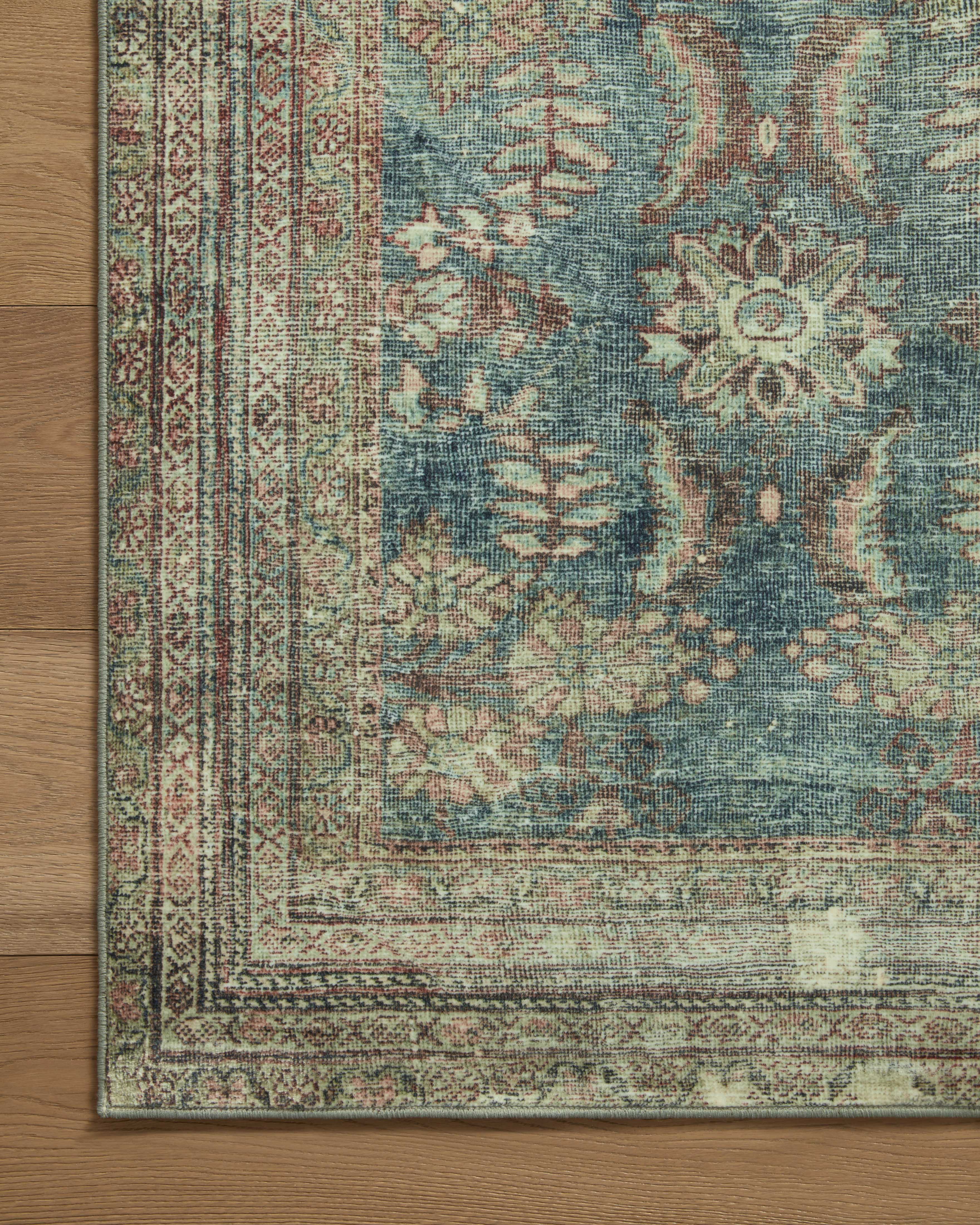 Magnolia Home by Joanna Gaines x Loloi Banks Ocean / Spice Rug 1 - RUGS - patterned Loloi