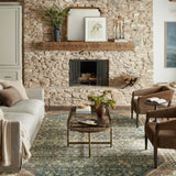 Magnolia Home by Joanna Gaines x Loloi Banks Denim / Clay Rug 1 - RUGS - patterned Loloi