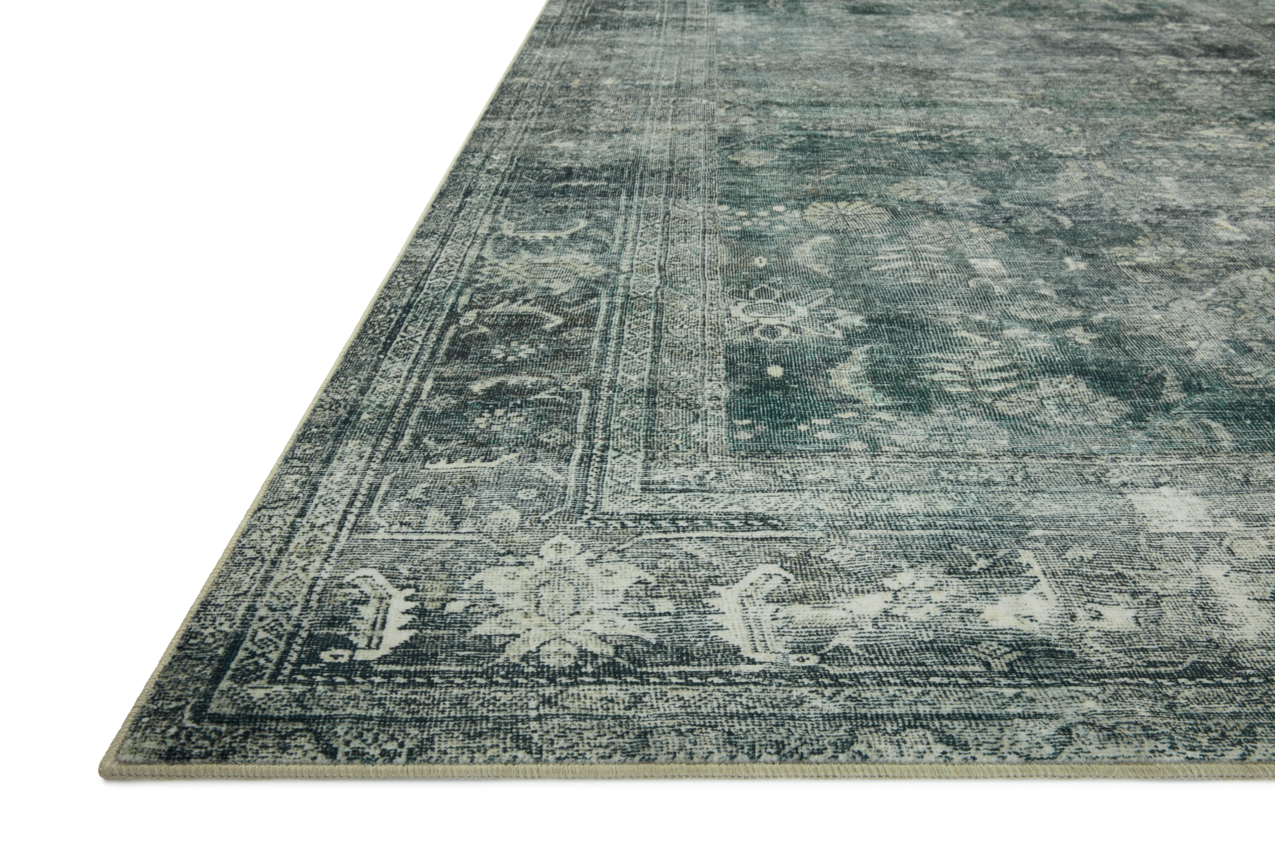 Magnolia Home by Joanna Gaines x Loloi Banks Blue / Lagoon Rug 1 - RUGS - patterned Loloi