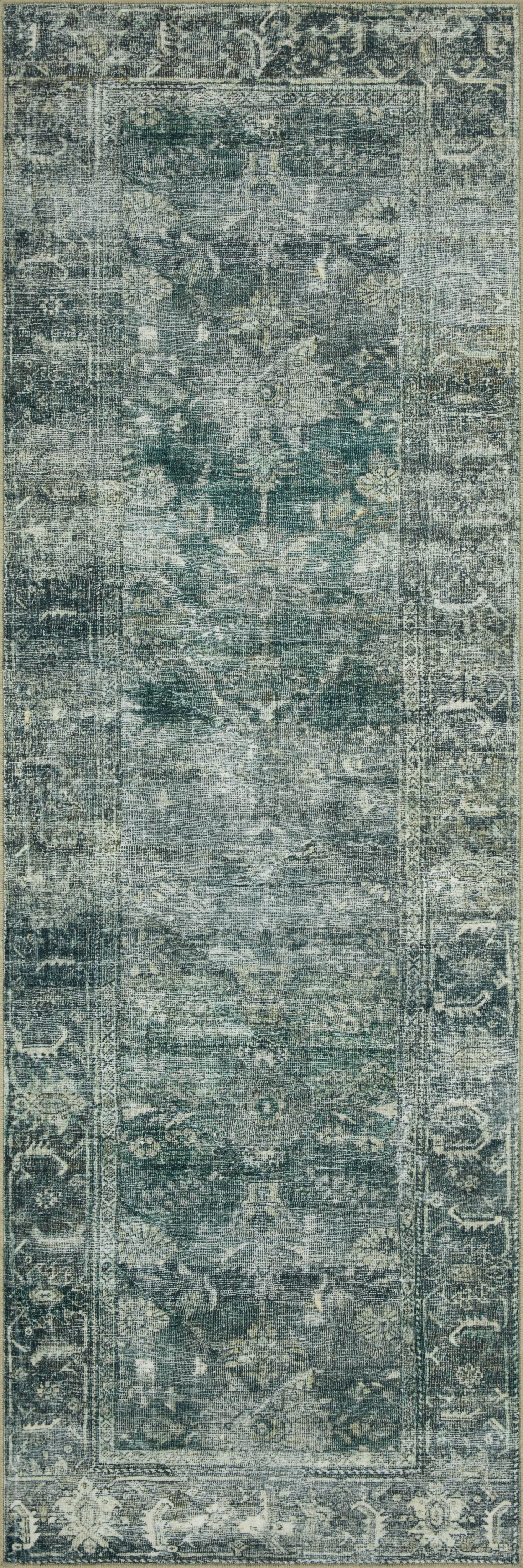 Magnolia Home by Joanna Gaines x Loloi Banks Blue / Lagoon Rug 1 - RUGS - patterned Loloi