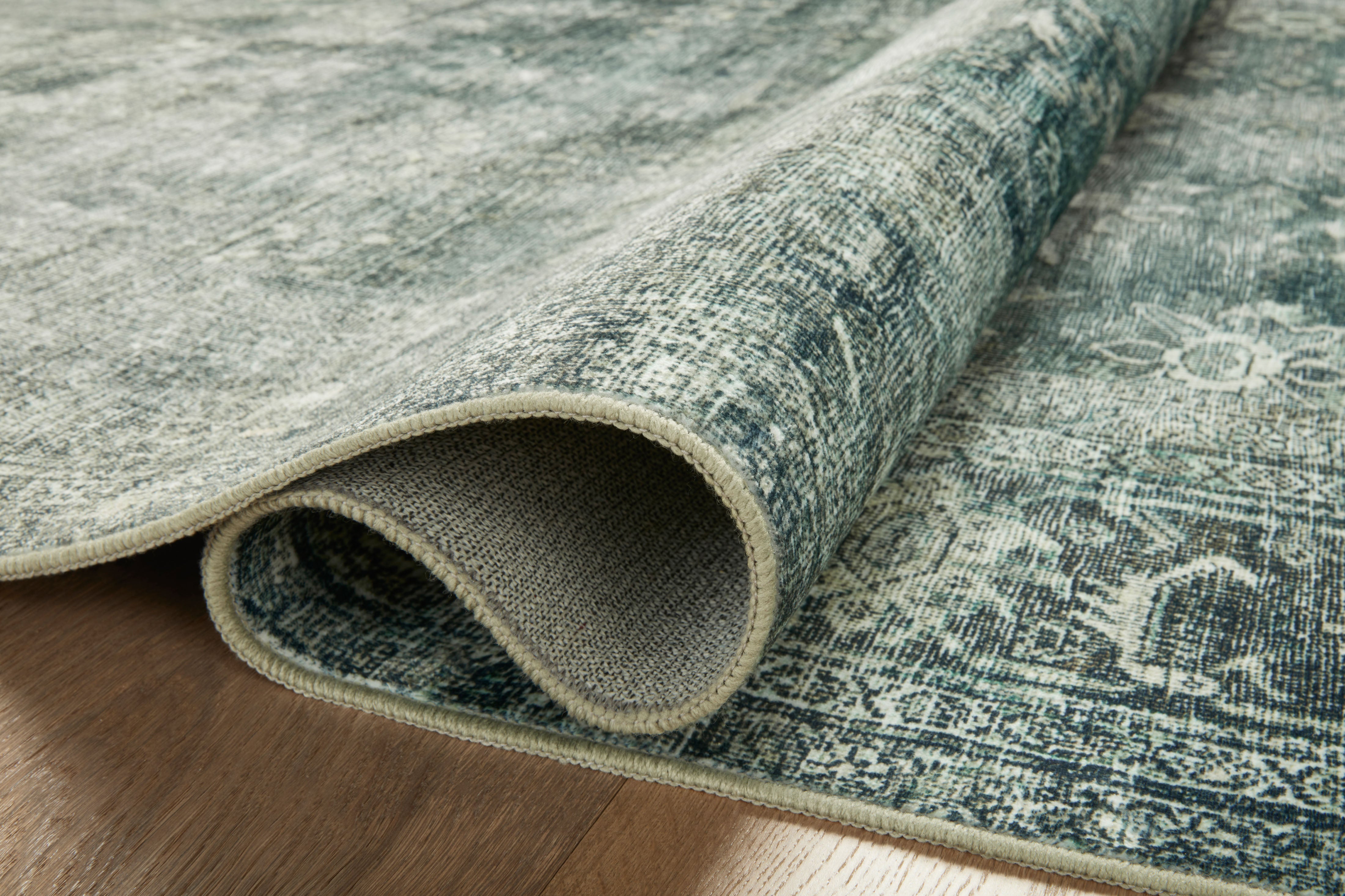 Magnolia Home by Joanna Gaines x Loloi Banks Blue / Lagoon Rug 1 - RUGS - patterned Loloi