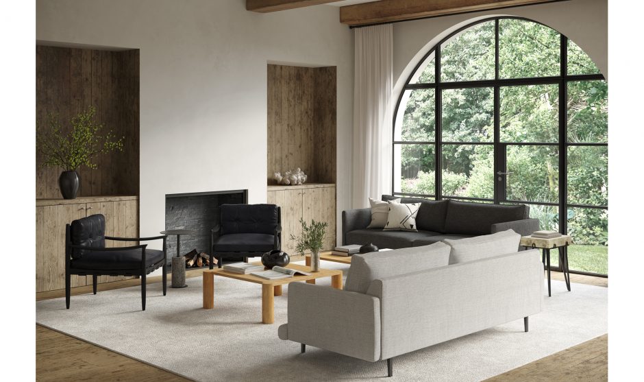 Para Coffee Table 4 - c - FURNITURE - coffee table - square Moe's Furniture