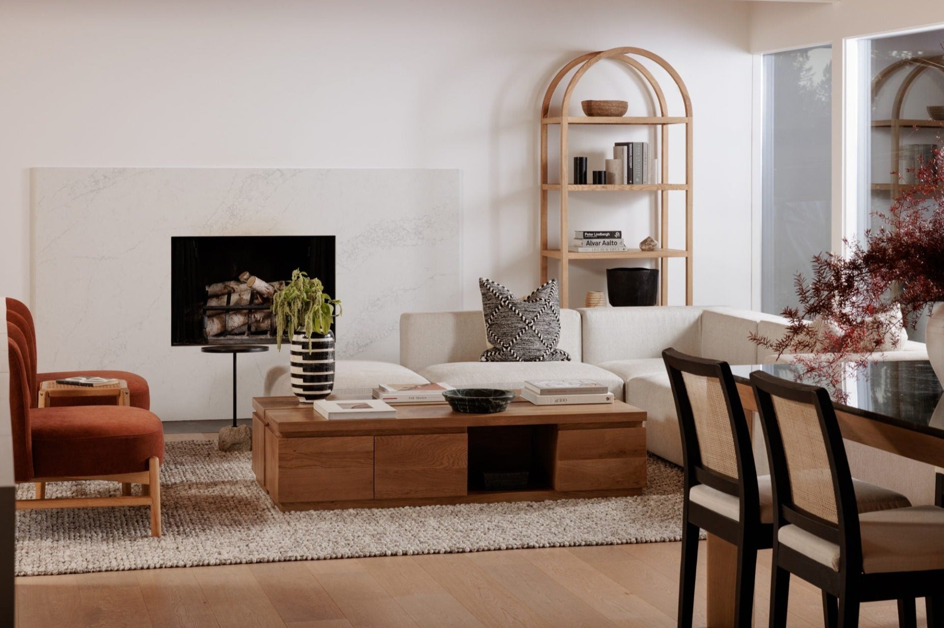 Row Bookcase - Rug & Weave