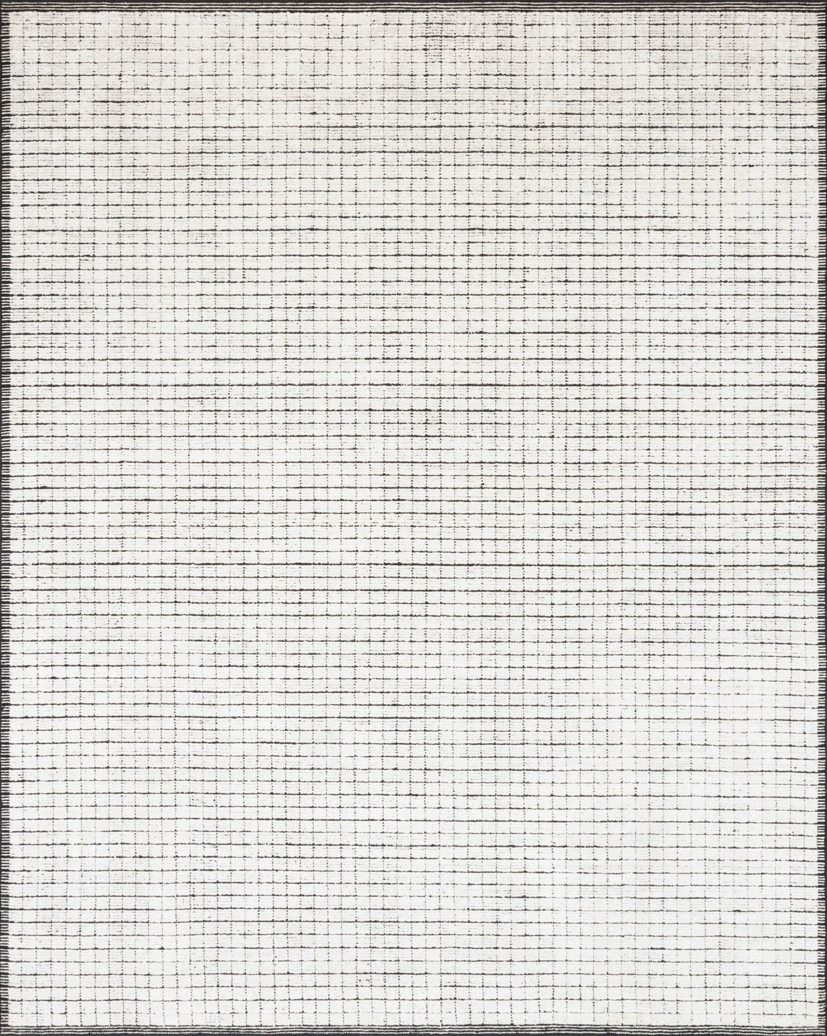 Loloi Beverly Ivory/ Black Rug 2-RUGS-patterned Loloi