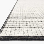 Loloi Beverly Ivory/ Black Rug 2-RUGS-patterned Loloi