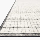 Loloi Beverly Ivory/ Black Rug 2-RUGS-patterned Loloi