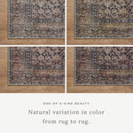Amber Lewis x Loloi Billie Ink / Salmon Rug 0-patterned rugs Loloi