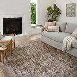 Amber Lewis x Loloi Billie Ink / Salmon Rug 0-patterned rugs Loloi