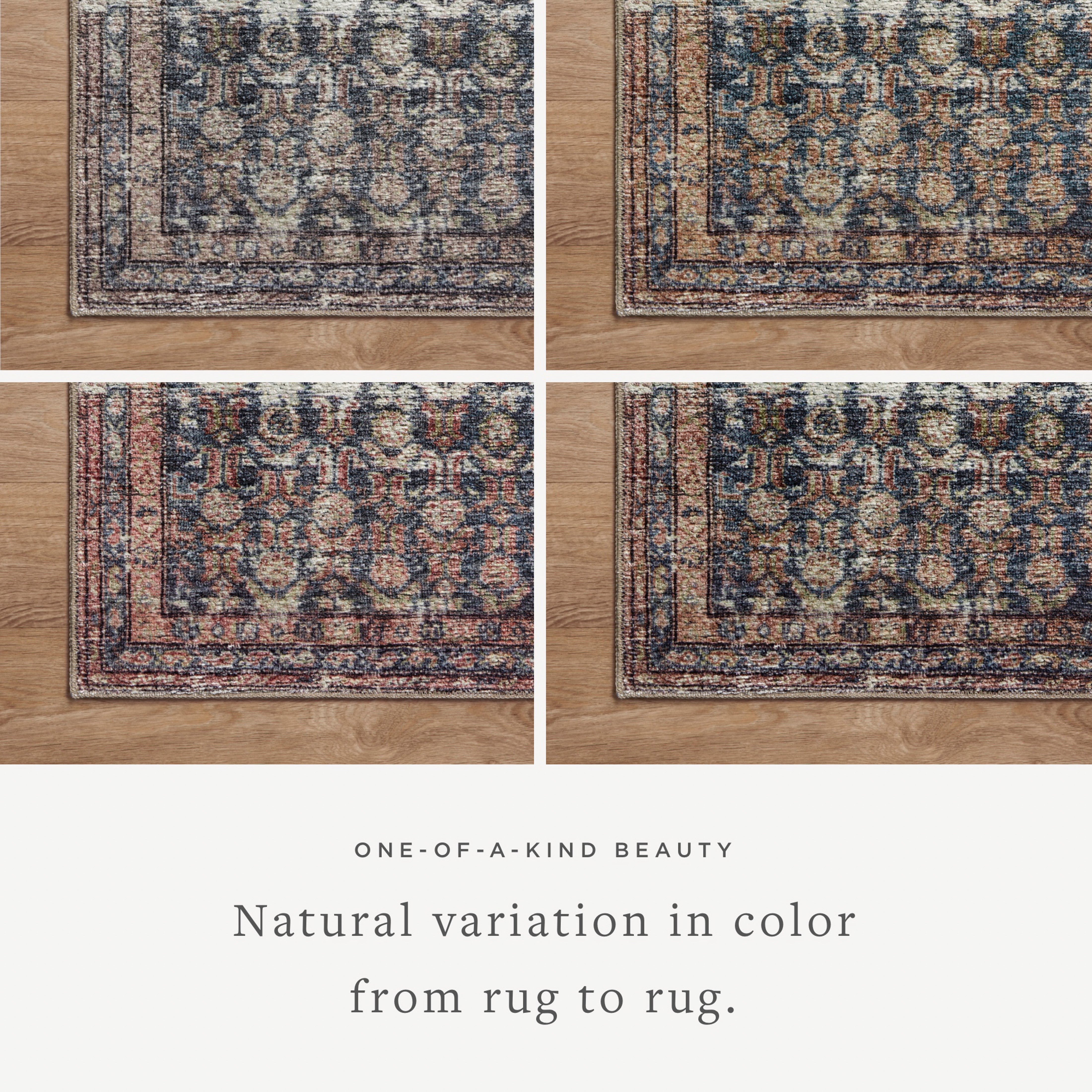 Amber Lewis x Loloi Billie Ocean / Brick Rug 0-patterned rugs Loloi