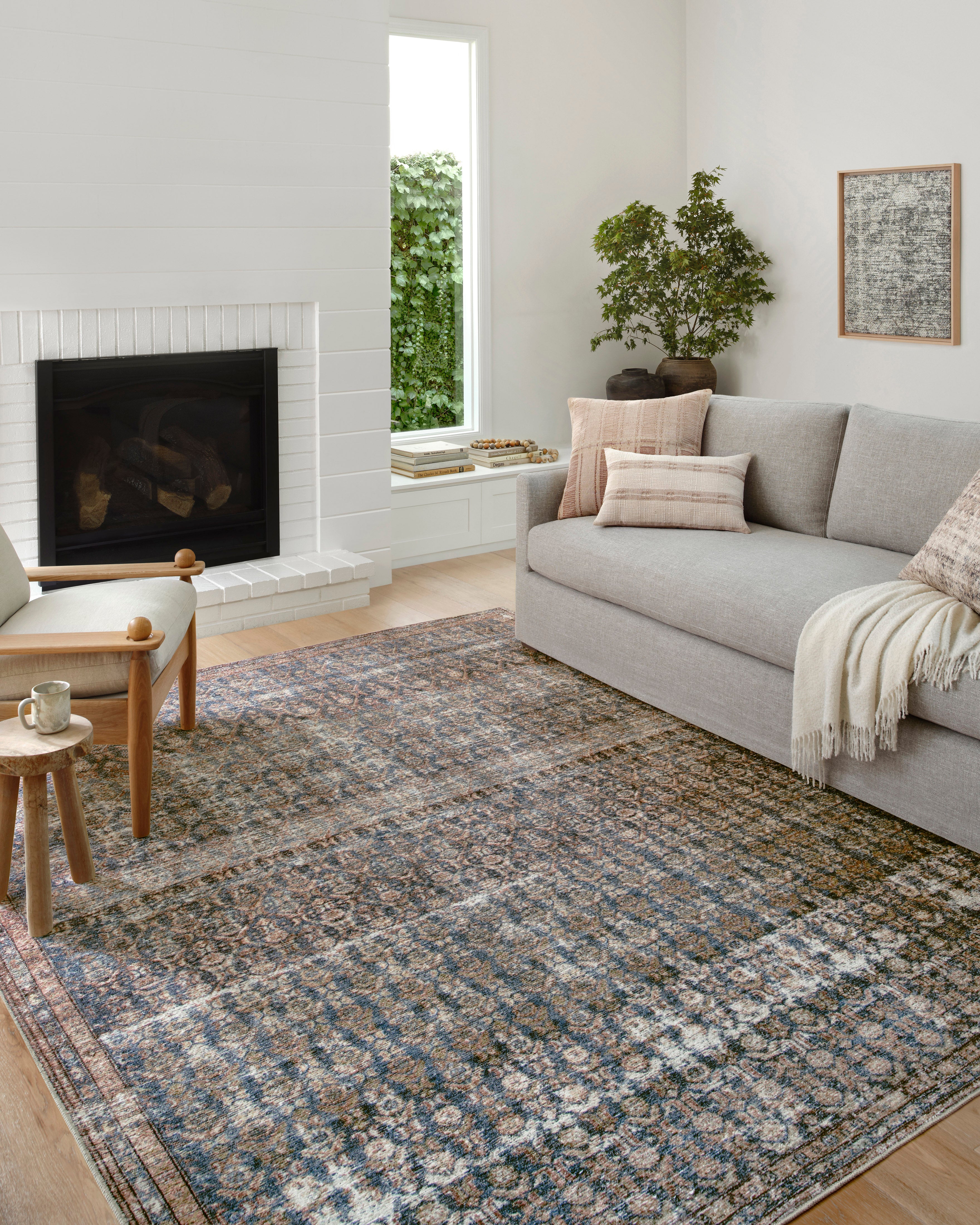 Amber Lewis x Loloi Billie Ocean / Brick Rug 0-patterned rugs Loloi