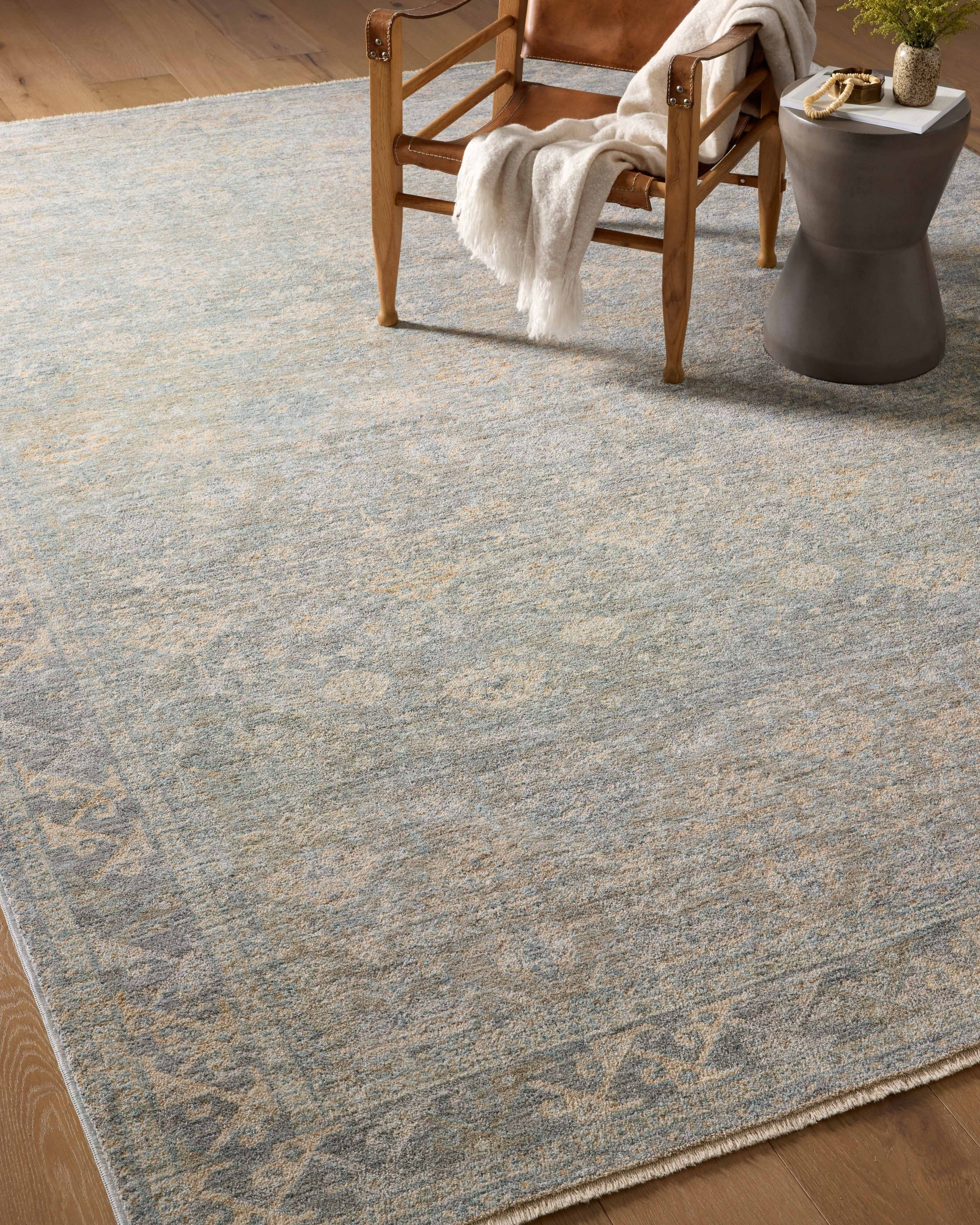 Angela Rose x Loloi Blake Sky/ Beige Rug 0-RUGS Loloi