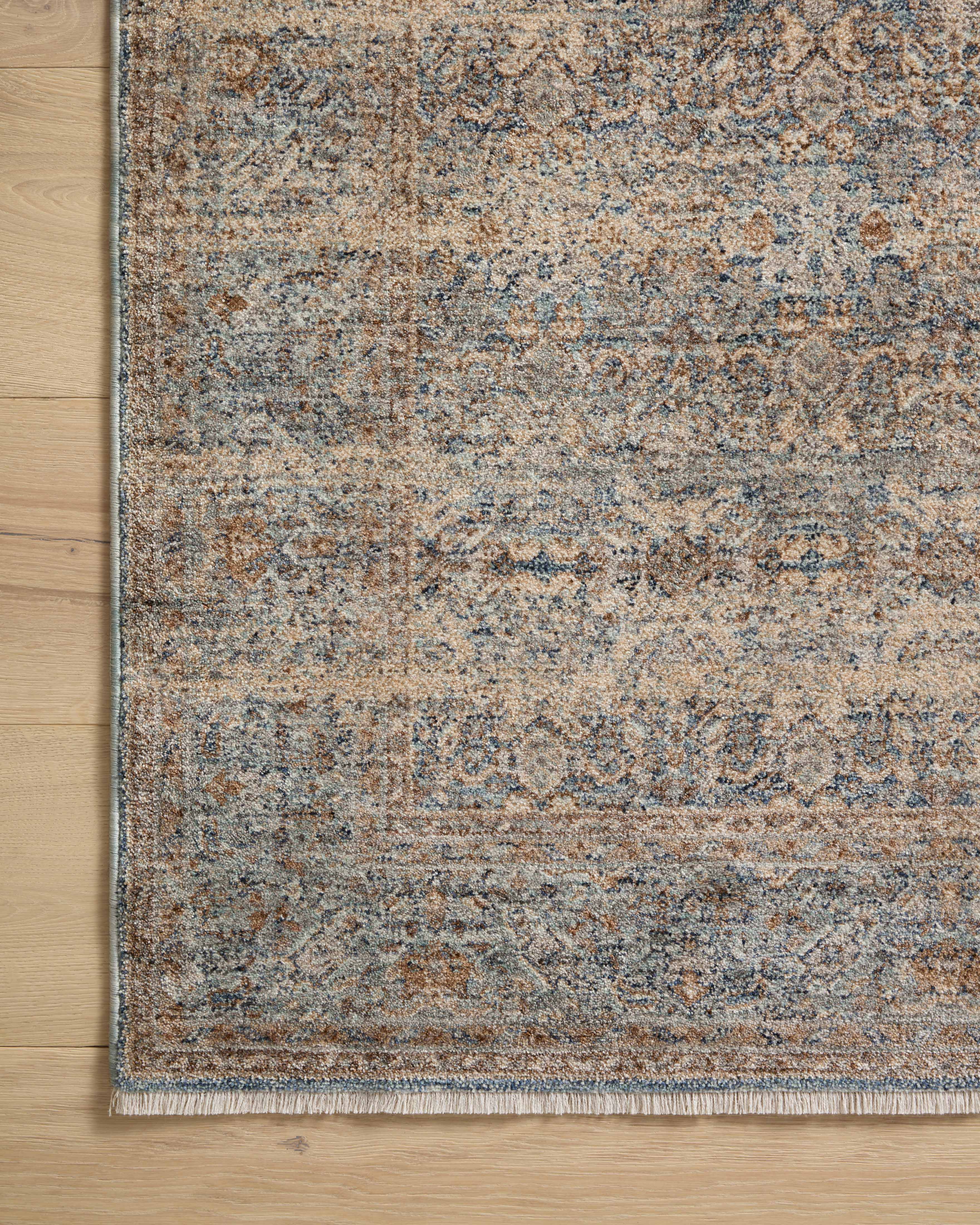 Angela Rose x Loloi Blake Ocean/ Mocha Rug 0-RUGS Loloi