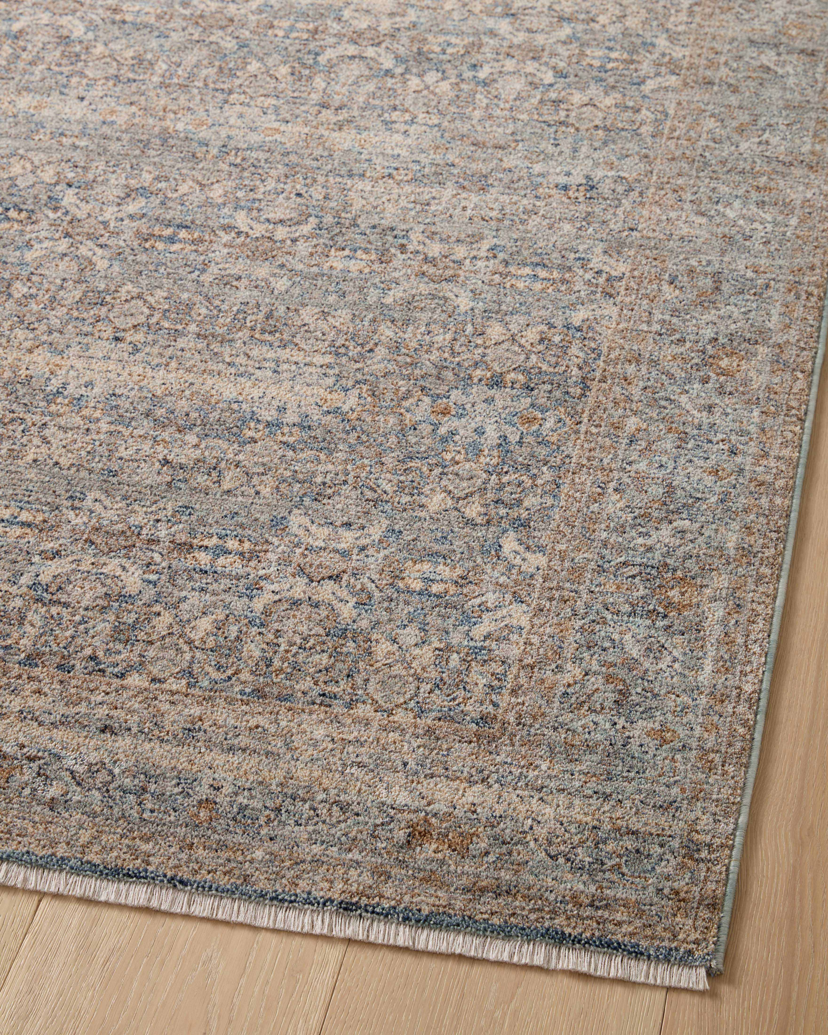 Angela Rose x Loloi Blake Ocean/ Mocha Rug 0-RUGS Loloi