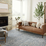 Angela Rose x Loloi Blake Denim/ Taupe Rug 0-RUGS Loloi