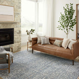 Angela Rose x Loloi Blake Denim/ Taupe Rug 0-RUGS Loloi