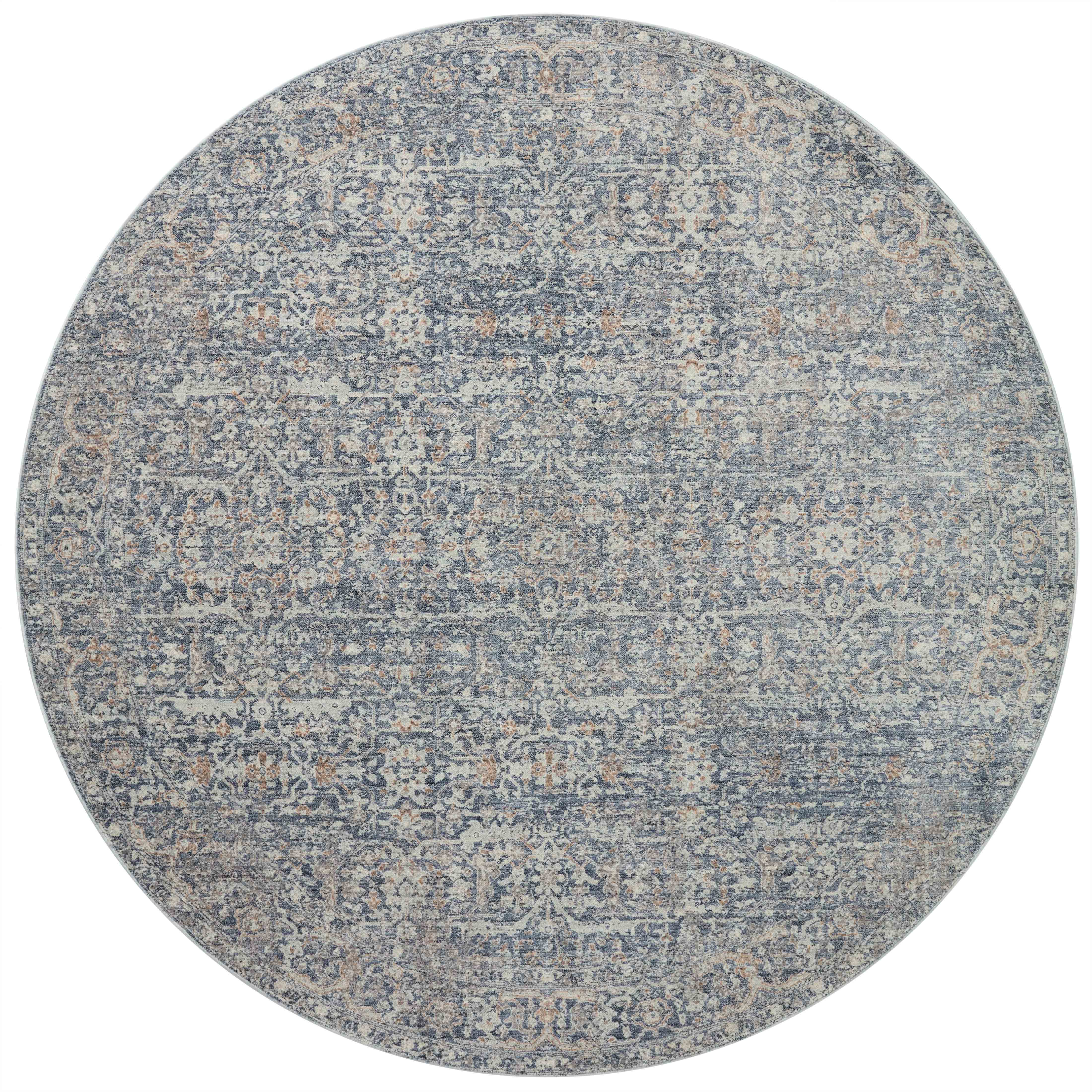 Angela Rose x Loloi Blake Denim/ Taupe Rug 0-RUGS Loloi