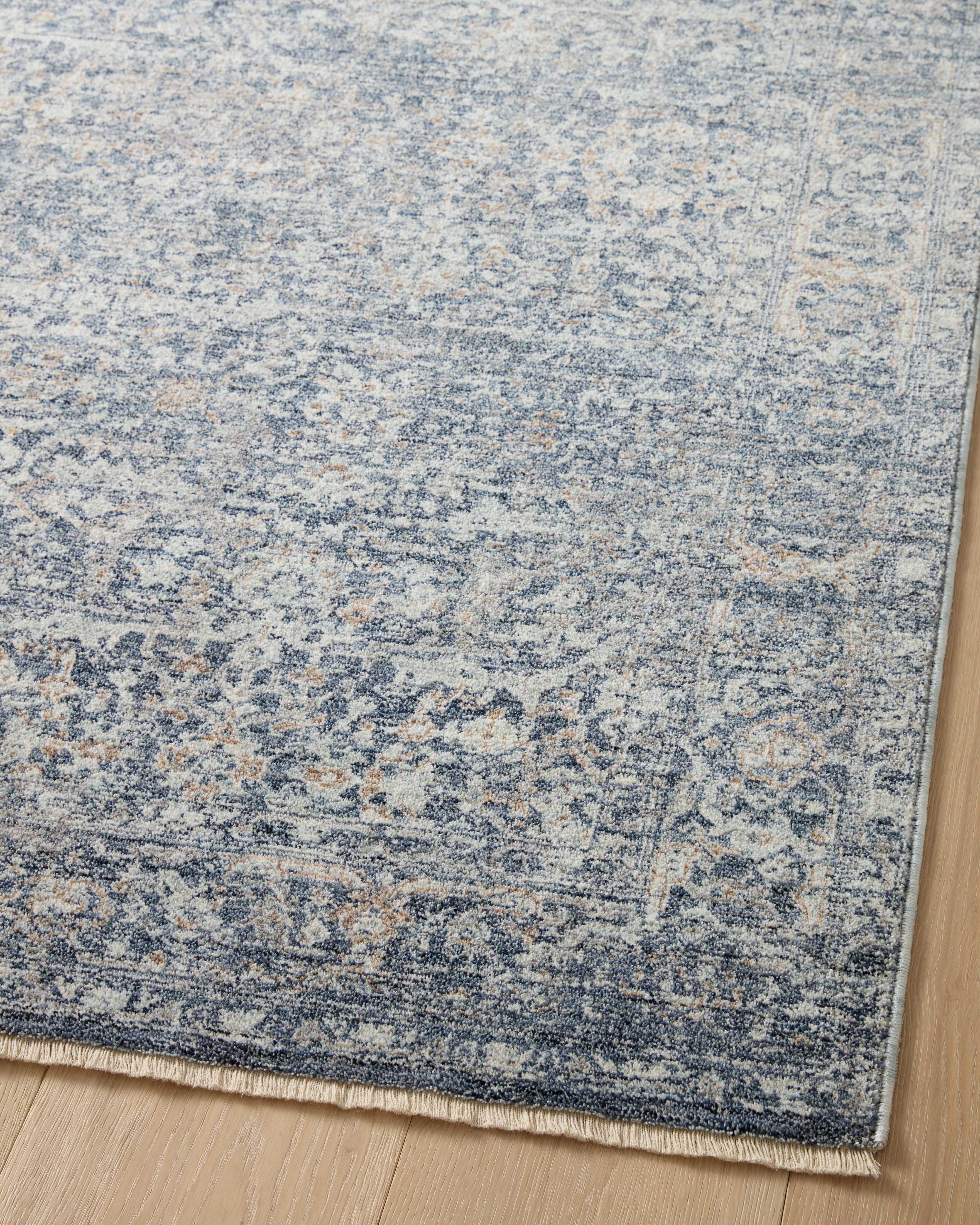 Angela Rose x Loloi Blake Denim/ Taupe Rug 0-RUGS Loloi