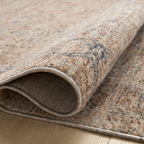 Angela Rose x Loloi Blake Taupe/ Blue Rug 0-RUGS Loloi