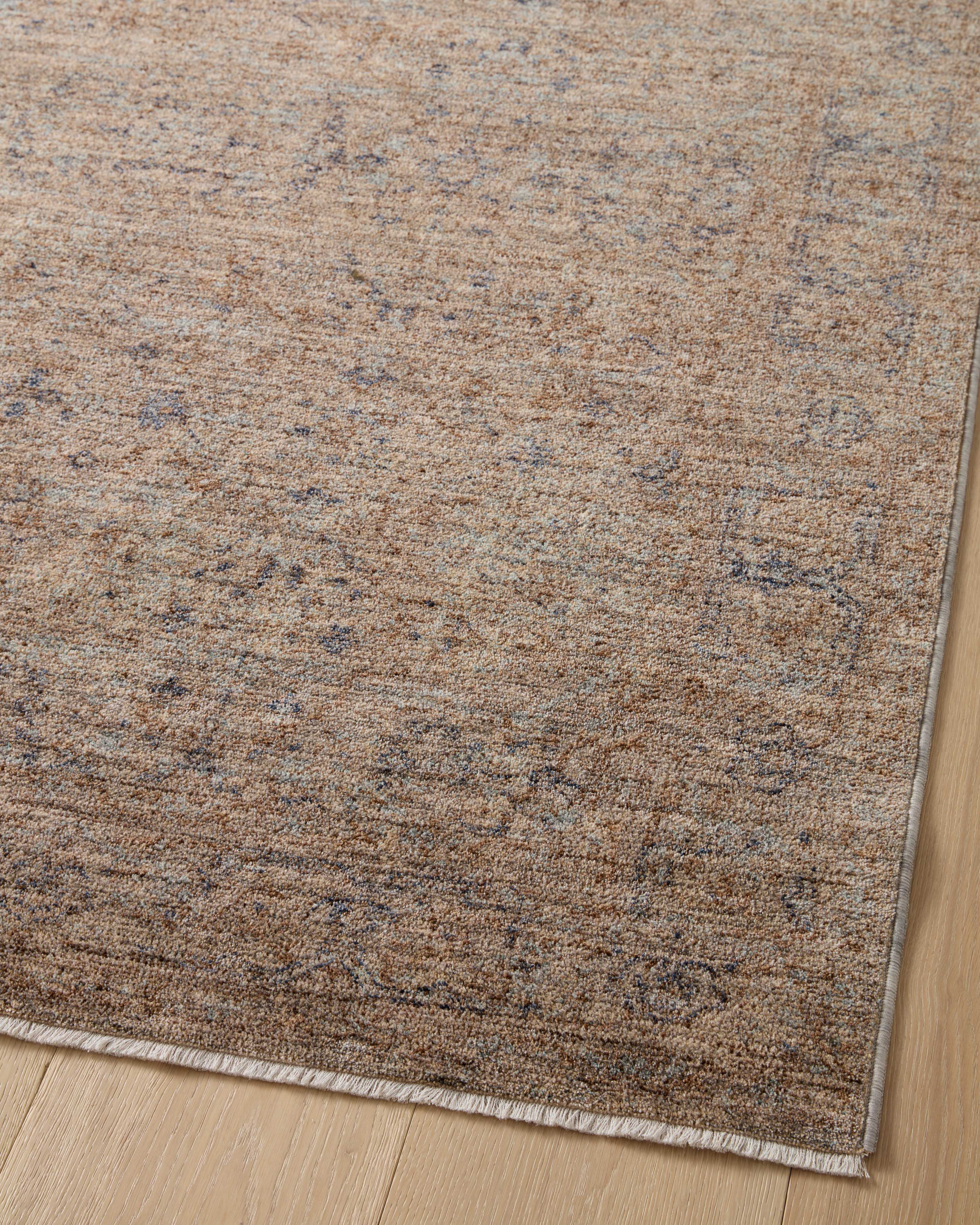 Angela Rose x Loloi Blake Taupe/ Blue Rug 0-RUGS Loloi