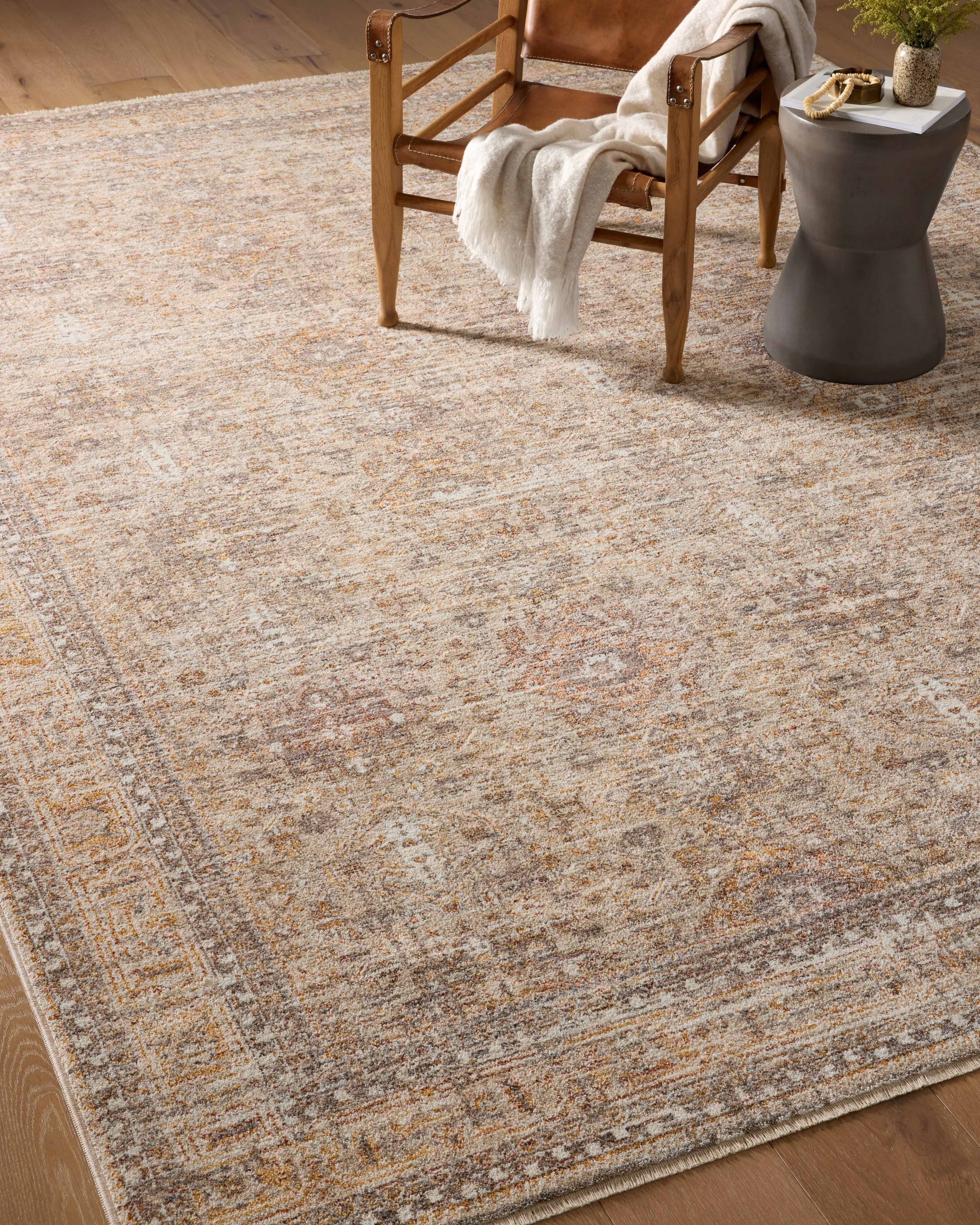 Angela Rose x Loloi Blake Oatmeal/ Spice Rug 0-RUGS Loloi