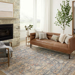 Angela Rose x Loloi Blake Navy/ Multi Rug 0-RUGS Loloi