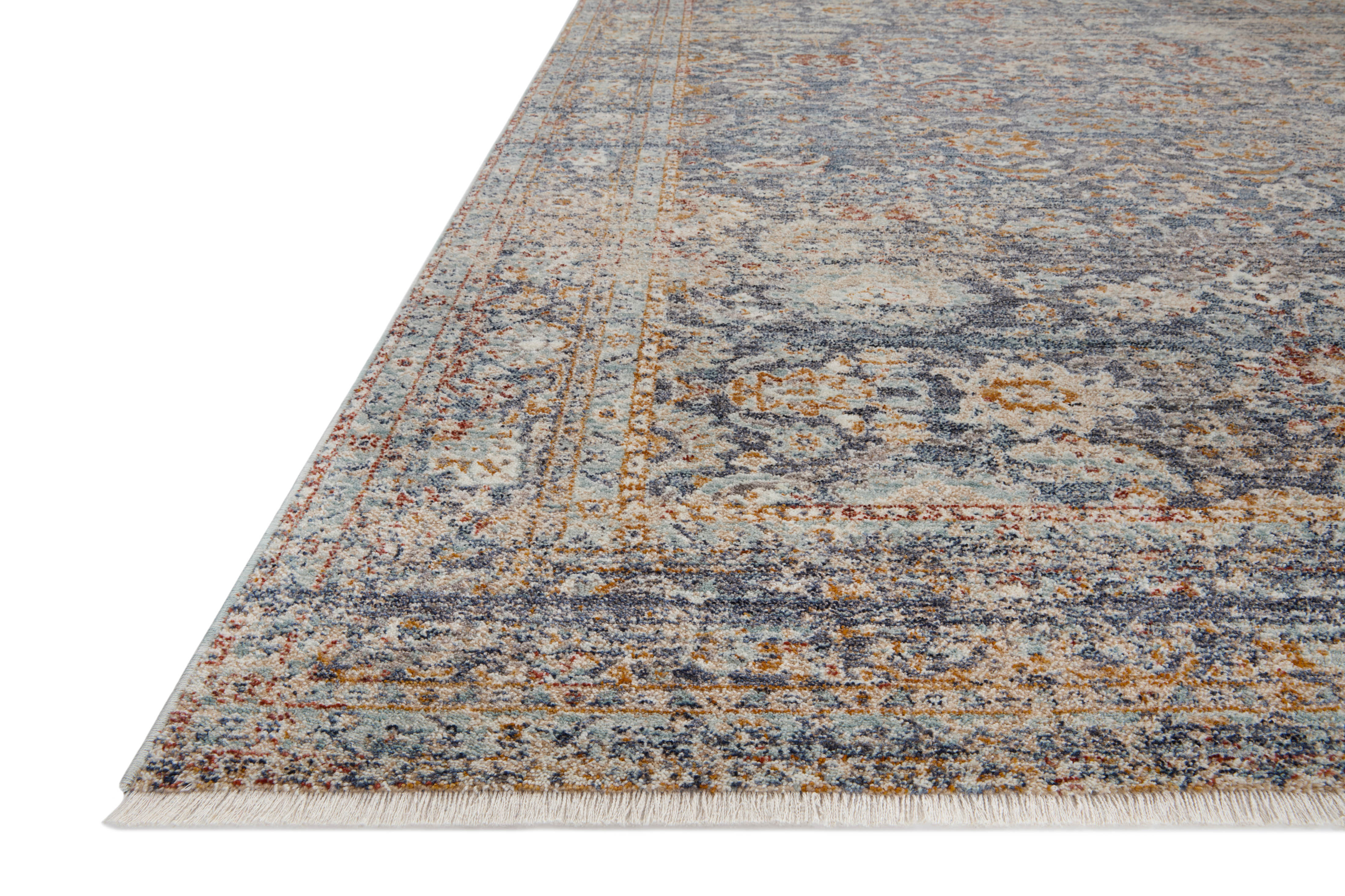 Angela Rose x Loloi Blake Navy/ Multi Rug 0-RUGS Loloi