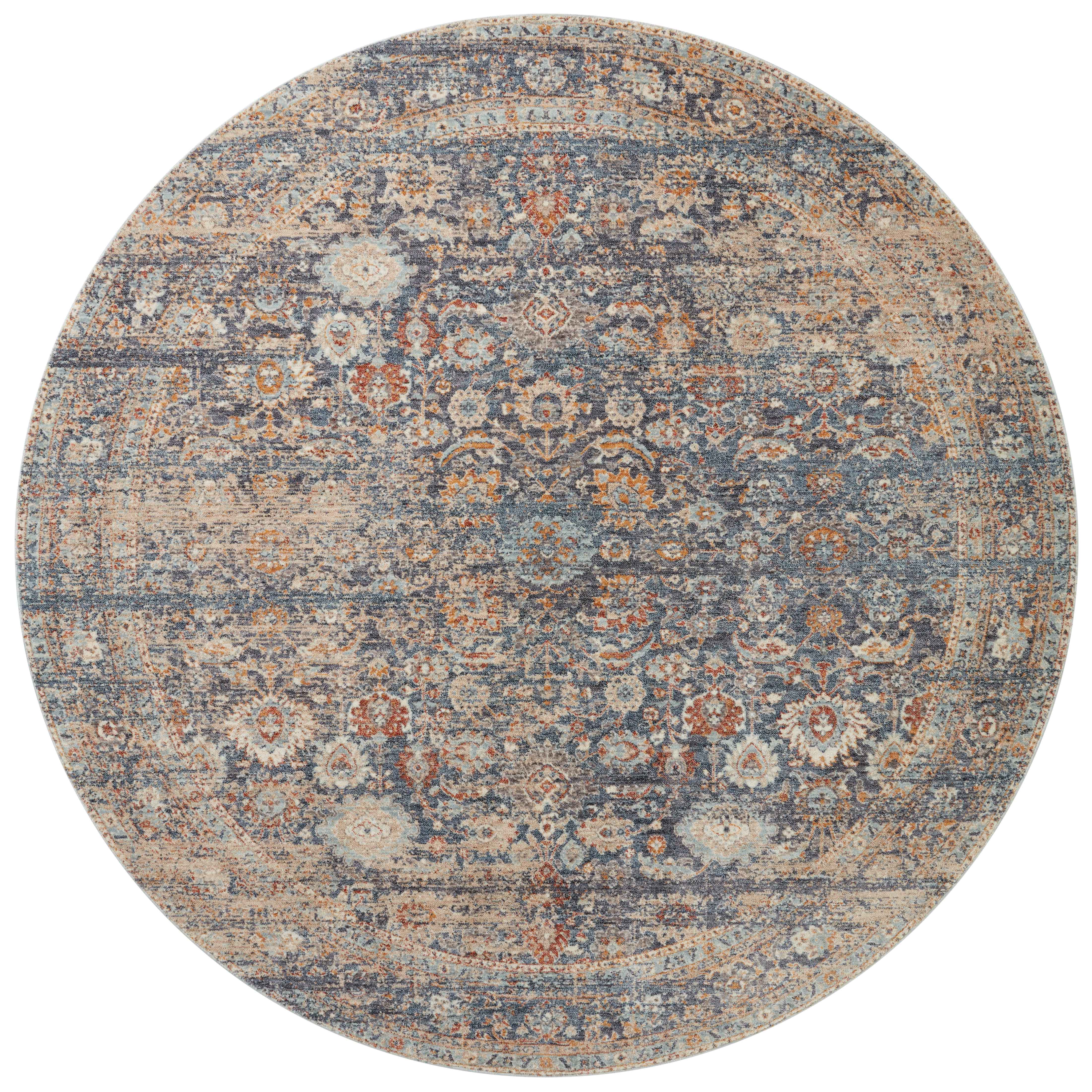 Angela Rose x Loloi Blake Navy/ Multi Rug 0-RUGS Loloi