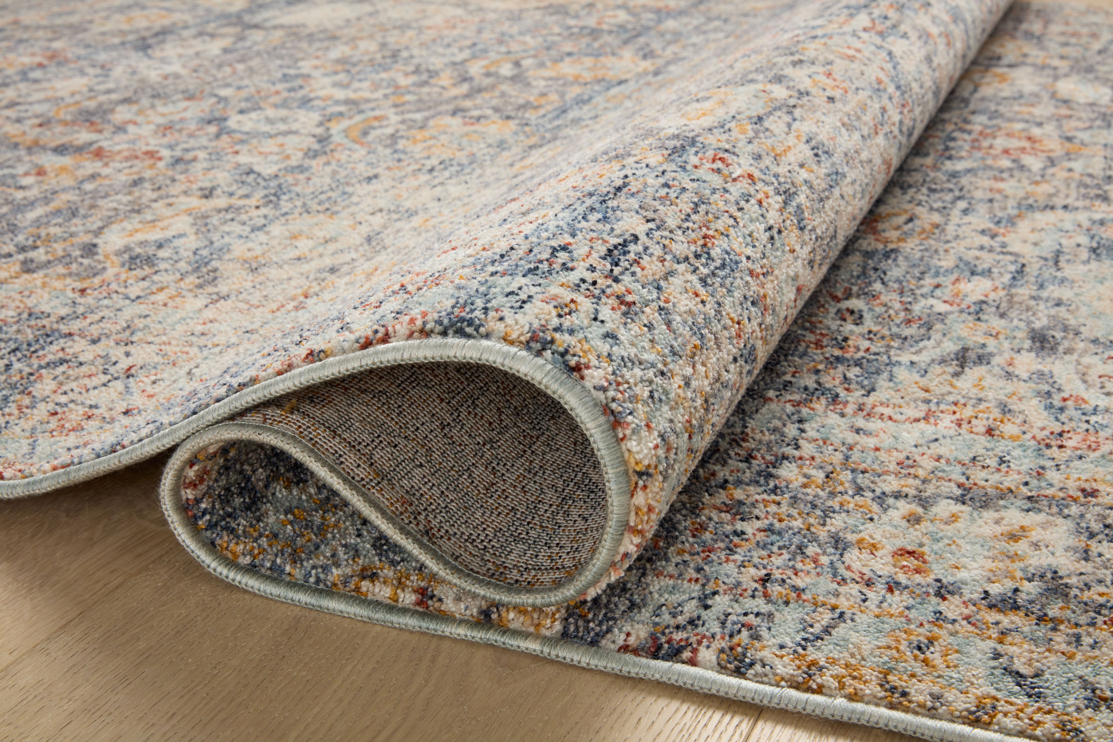 Angela Rose x Loloi Blake Navy/ Multi Rug 0-RUGS Loloi