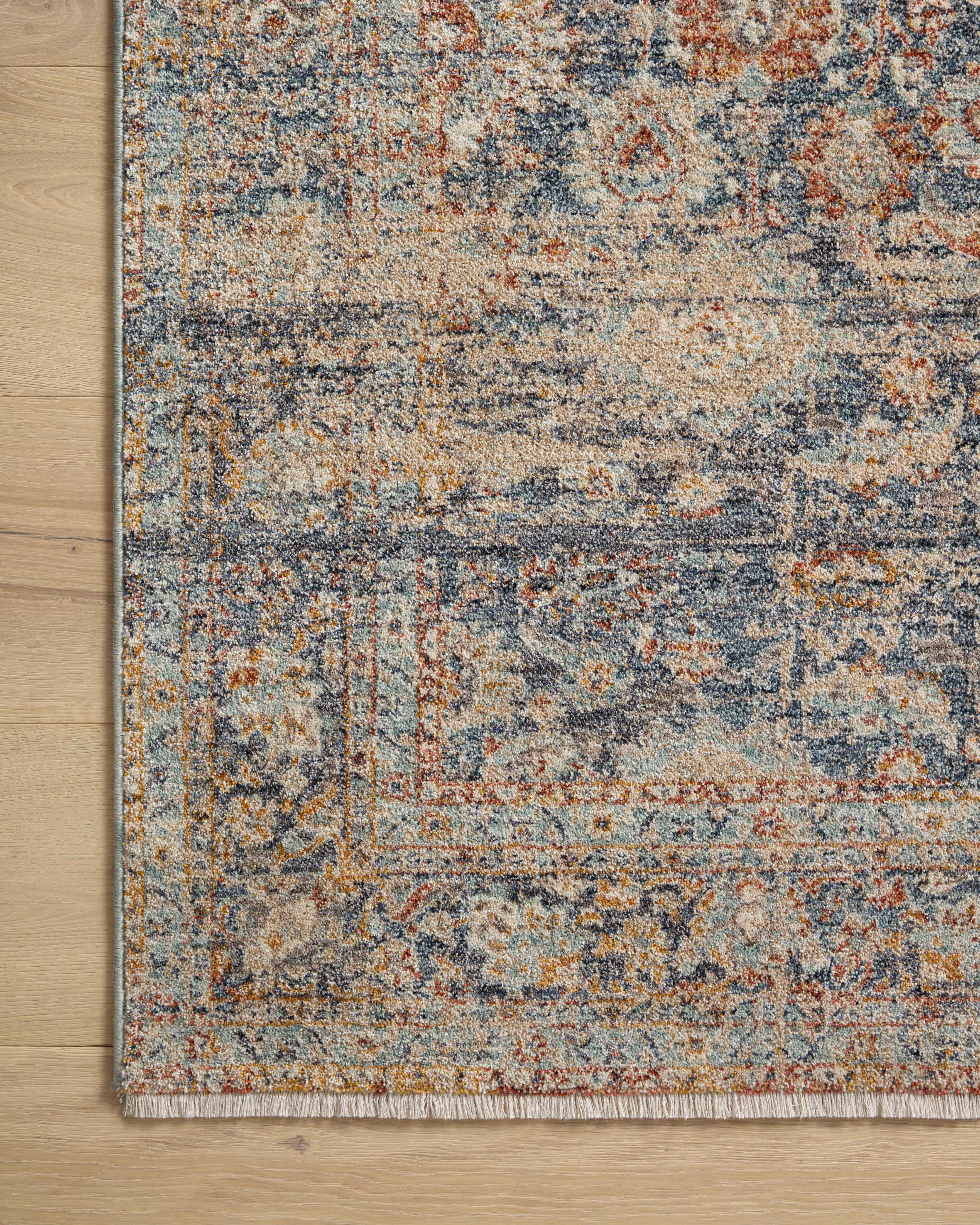 Angela Rose x Loloi Blake Navy/ Multi Rug 0-RUGS Loloi