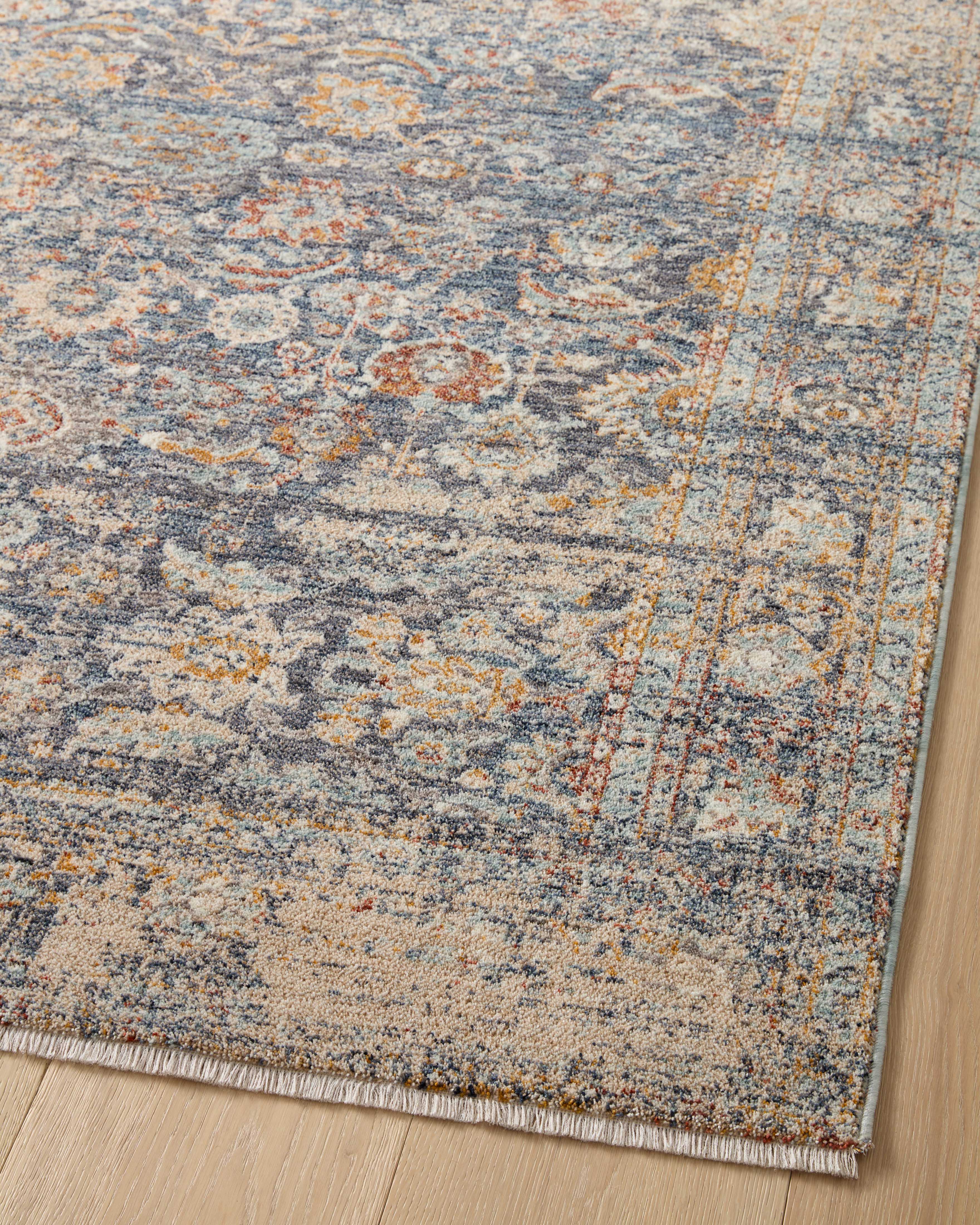 Angela Rose x Loloi Blake Navy/ Multi Rug 0-RUGS Loloi