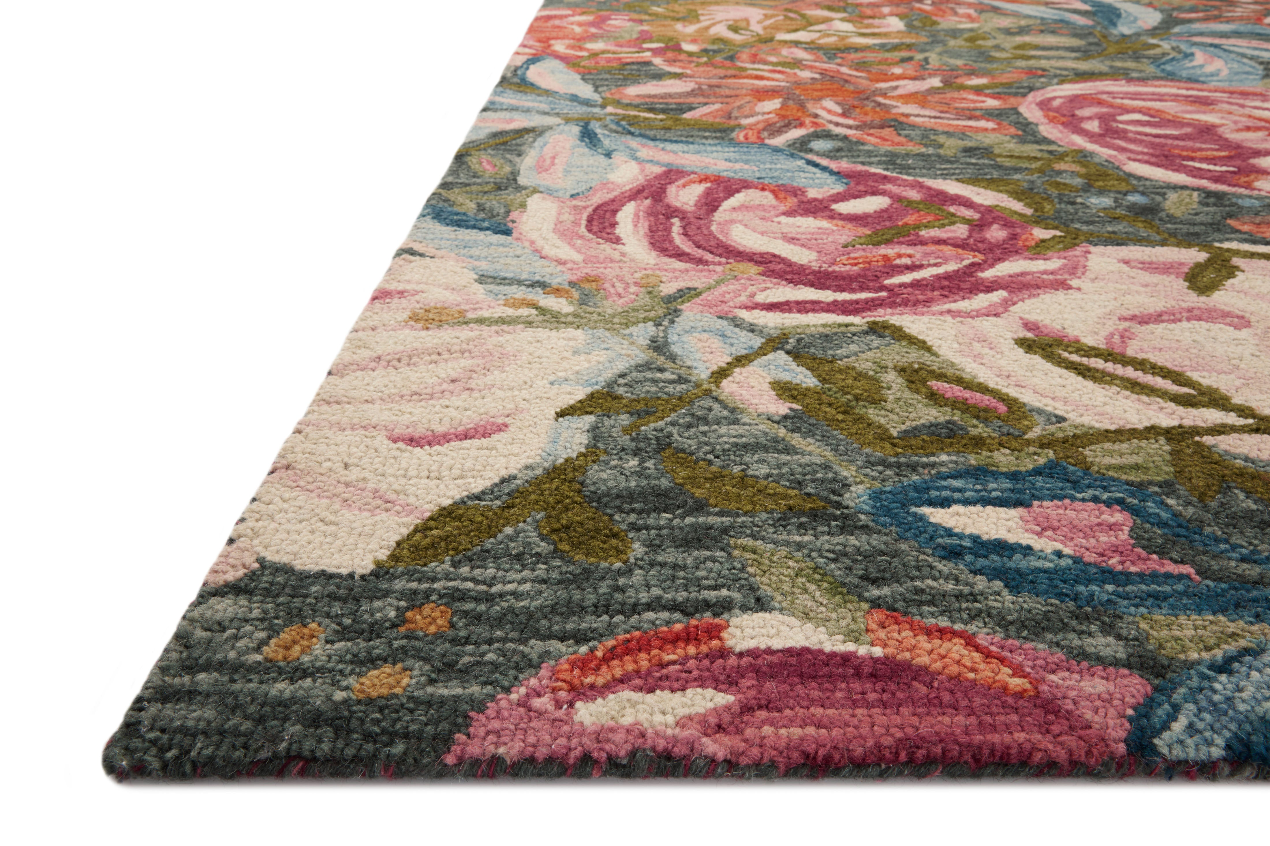 Loloi Belladonna Lagoon / Multi Rug 0-RUGS-wool rugs Loloi