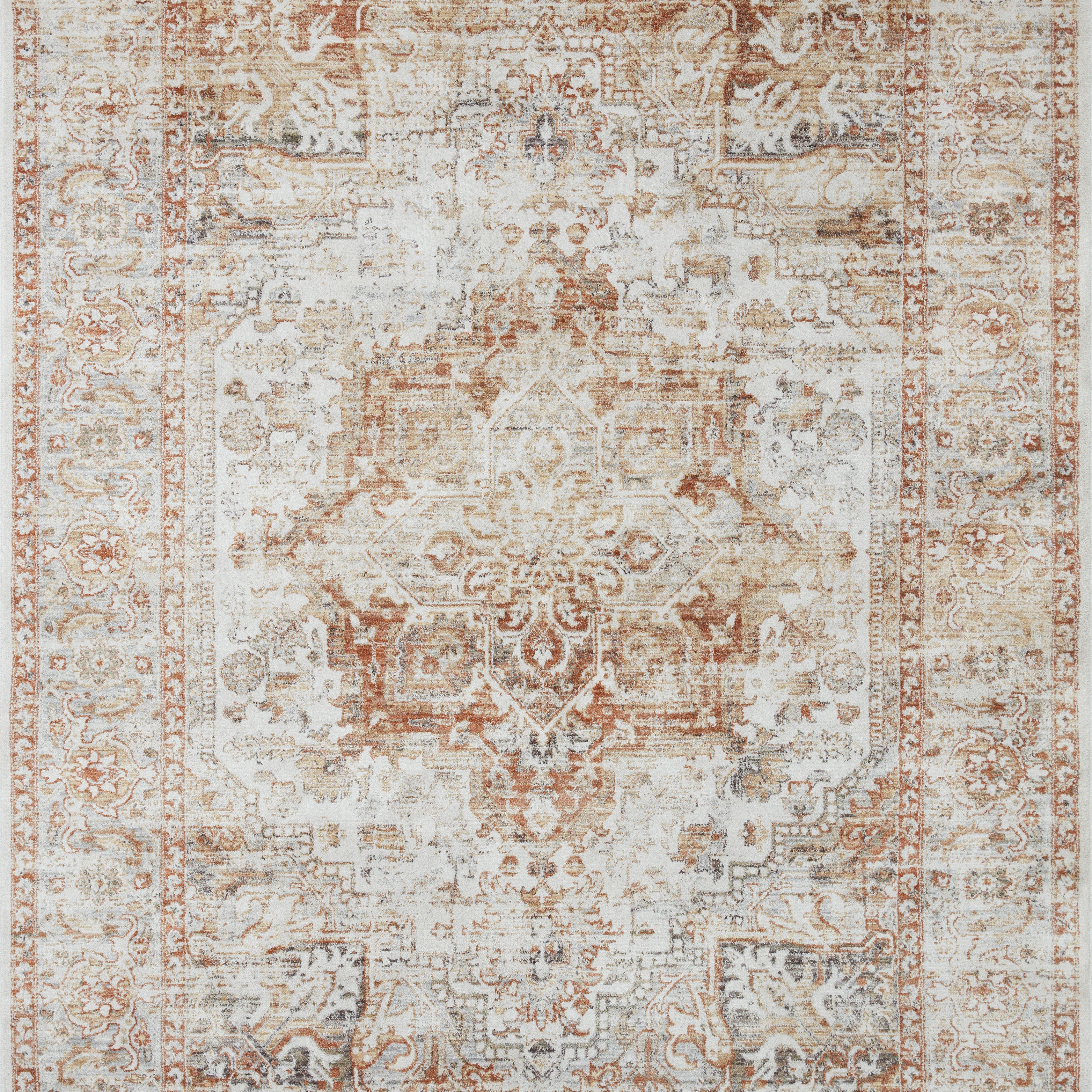 Loloi Bonney Ivory / Sunset Rug patterned rugs Loloi