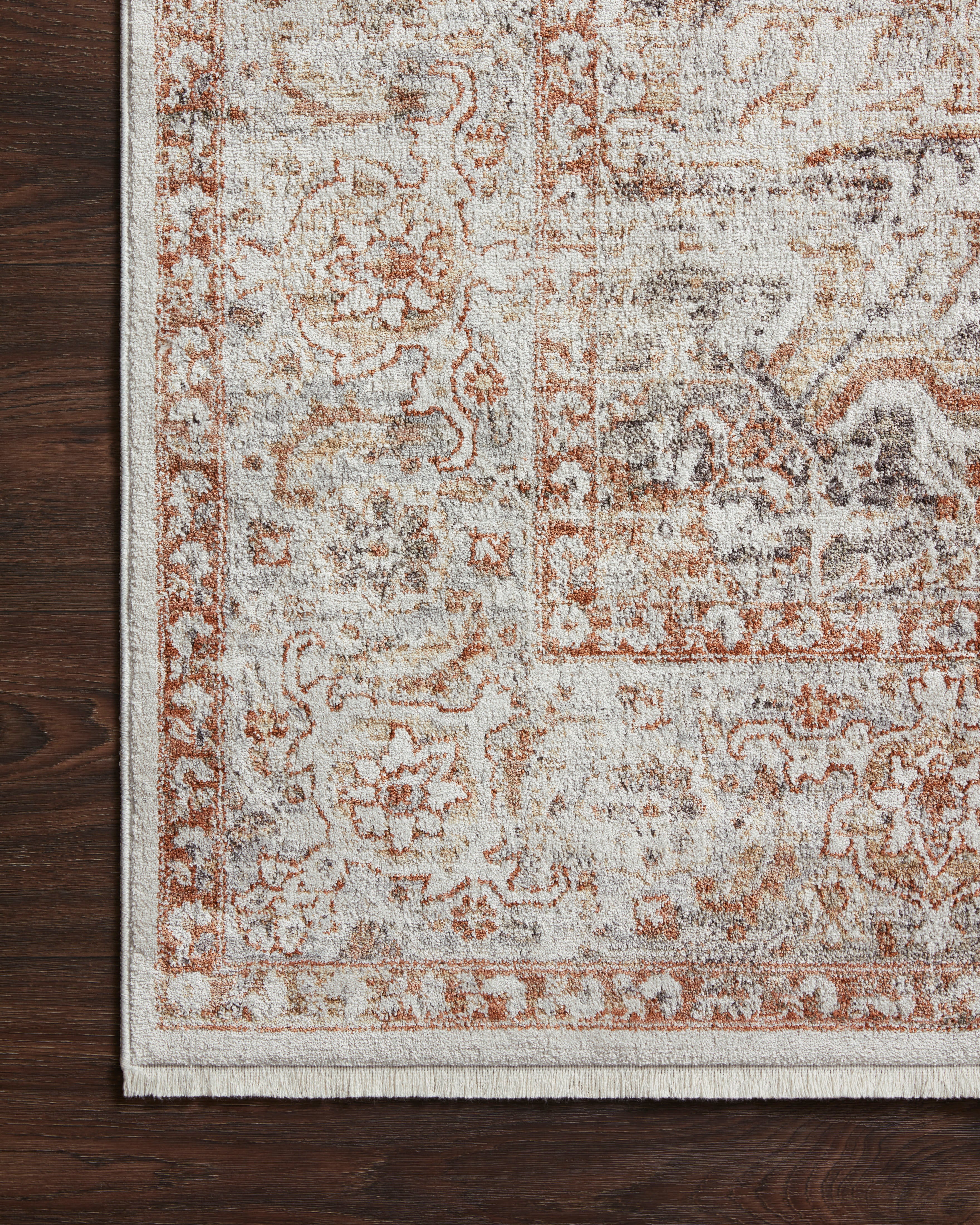 Loloi Bonney Ivory / Sunset Rug patterned rugs Loloi