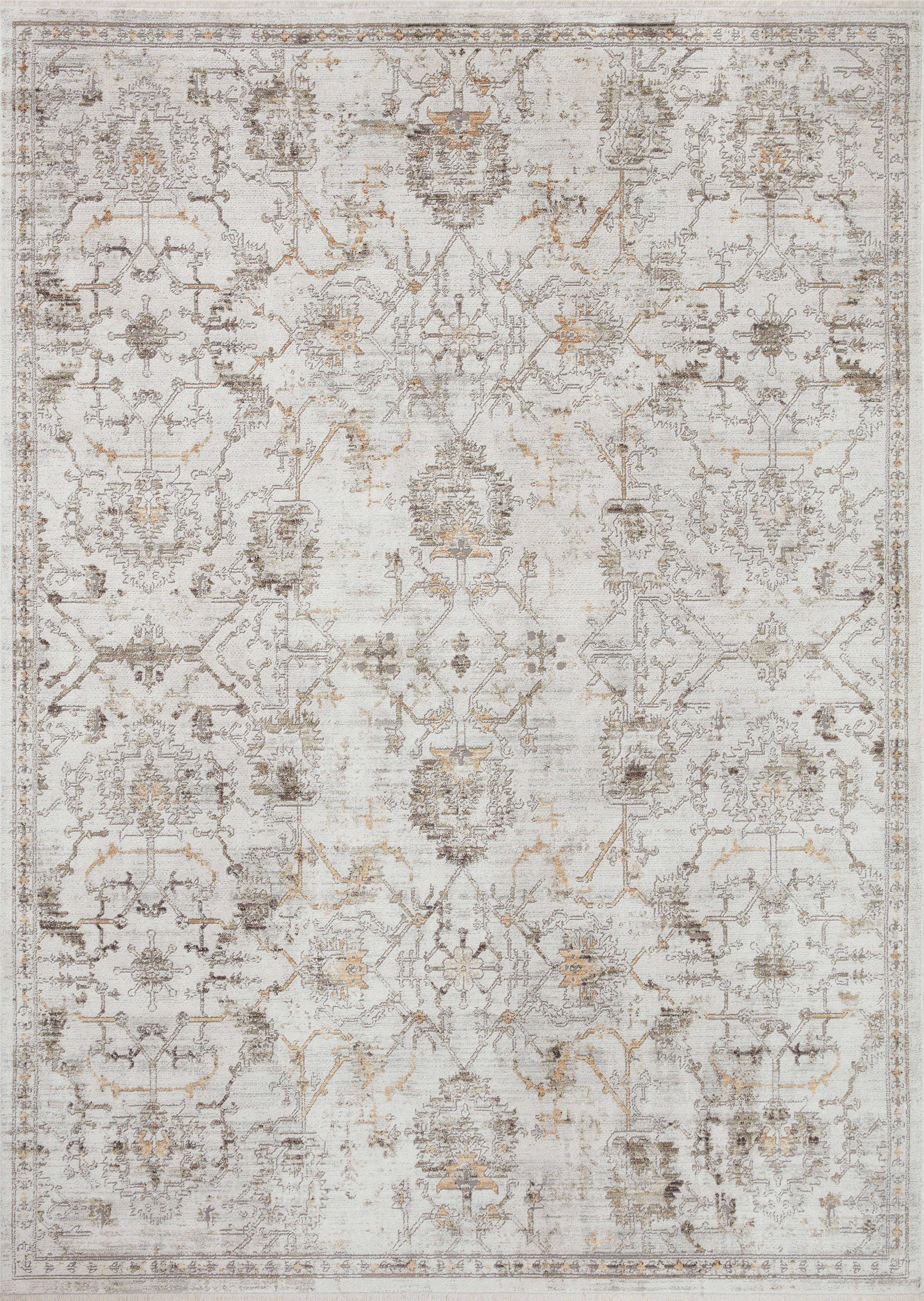 Loloi Bonney Ivory / Dove Rug patterned rugs Loloi