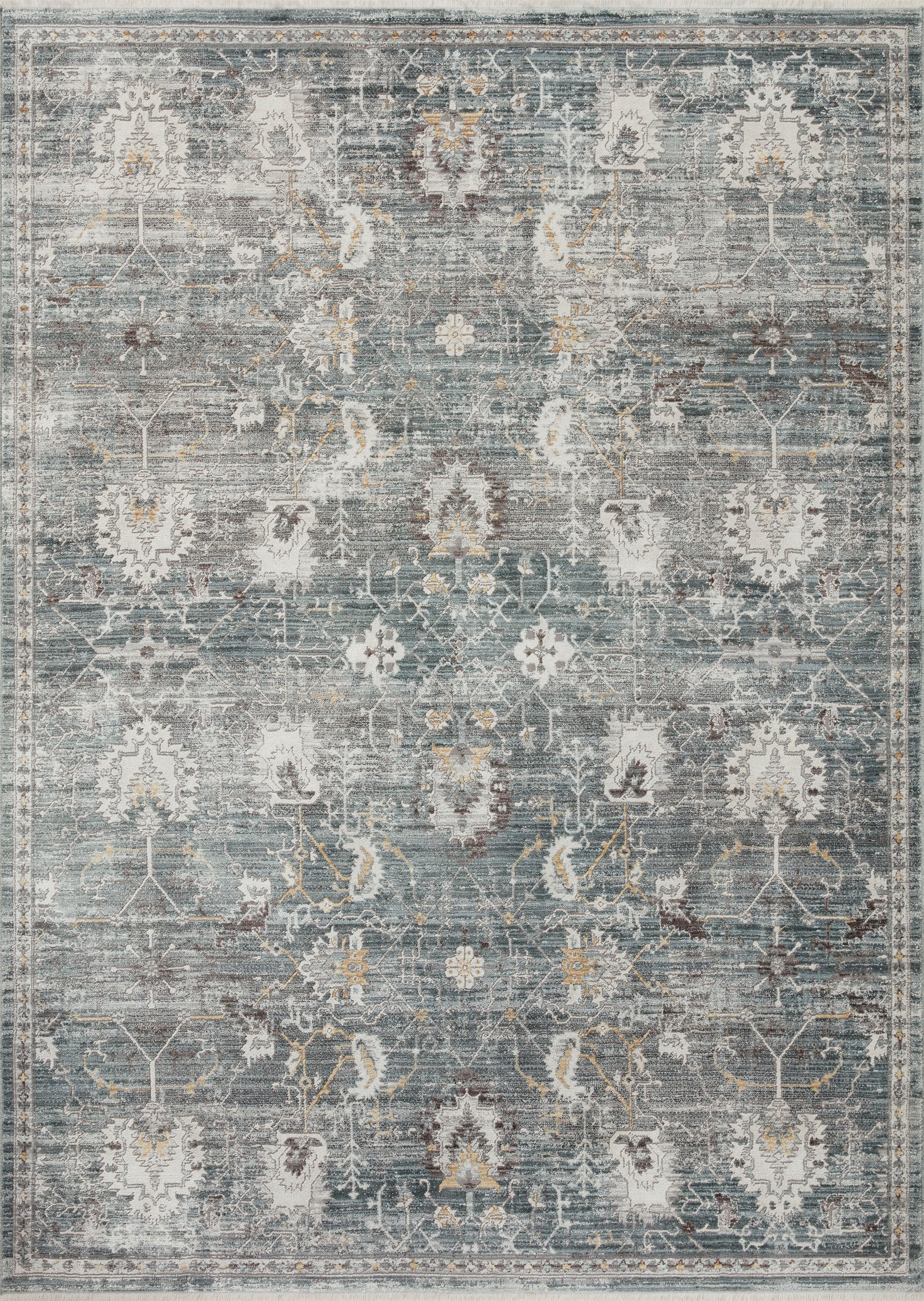 Loloi Bonney Lagoon / Ivory Rug patterned rugs Loloi