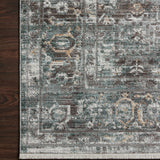 Loloi Bonney Slate / Teal Rug patterned rugs Loloi