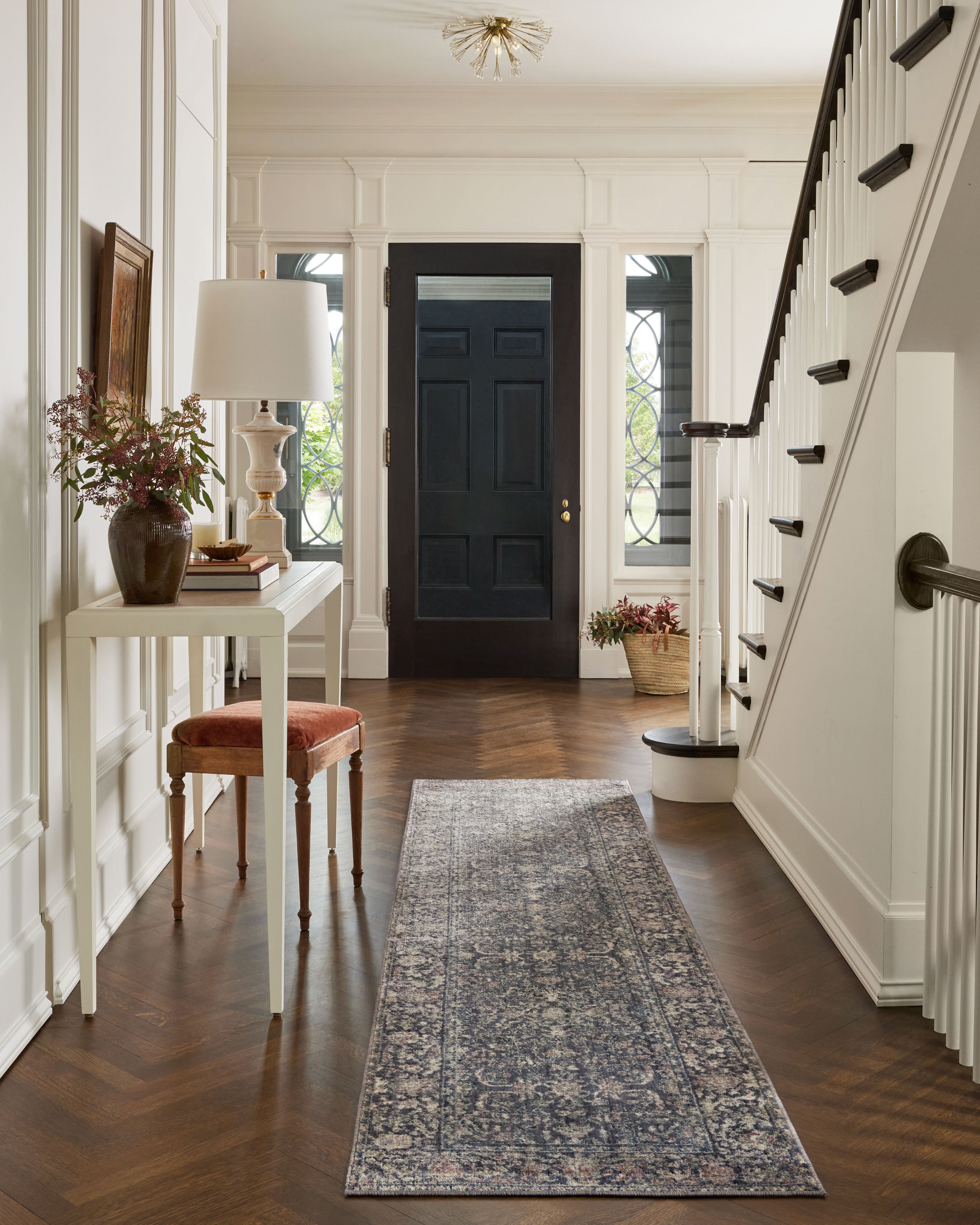 Jean Stoffer x Loloi Bradbury Midnight / Multi Rug 0-patterned rugs Loloi